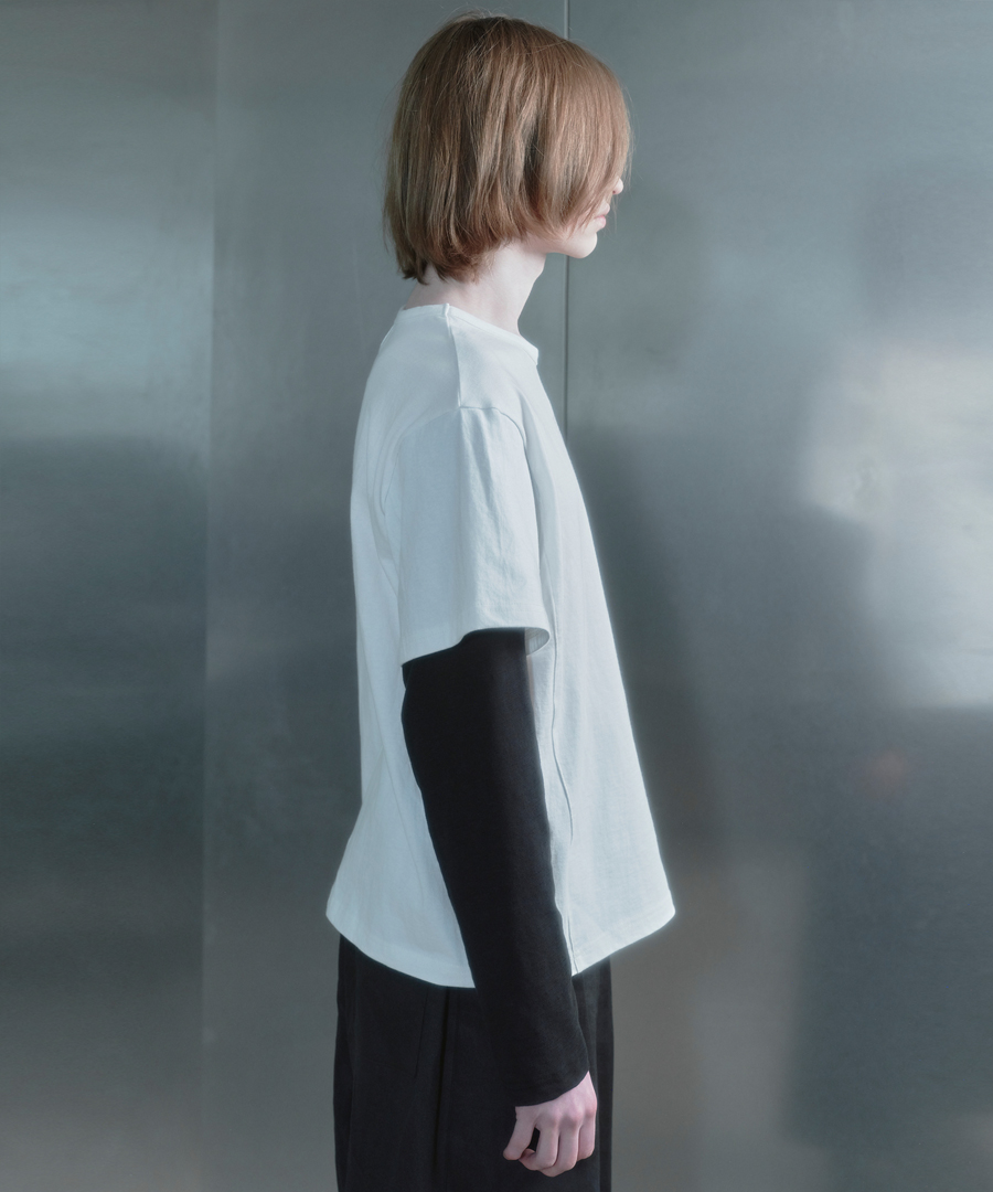 키류 소닉 붐 레이어드 롱 슬리브 티셔츠 화이트(kiryu Sonic Boom Layerd Long Sleeve T-Shirt White) - 3