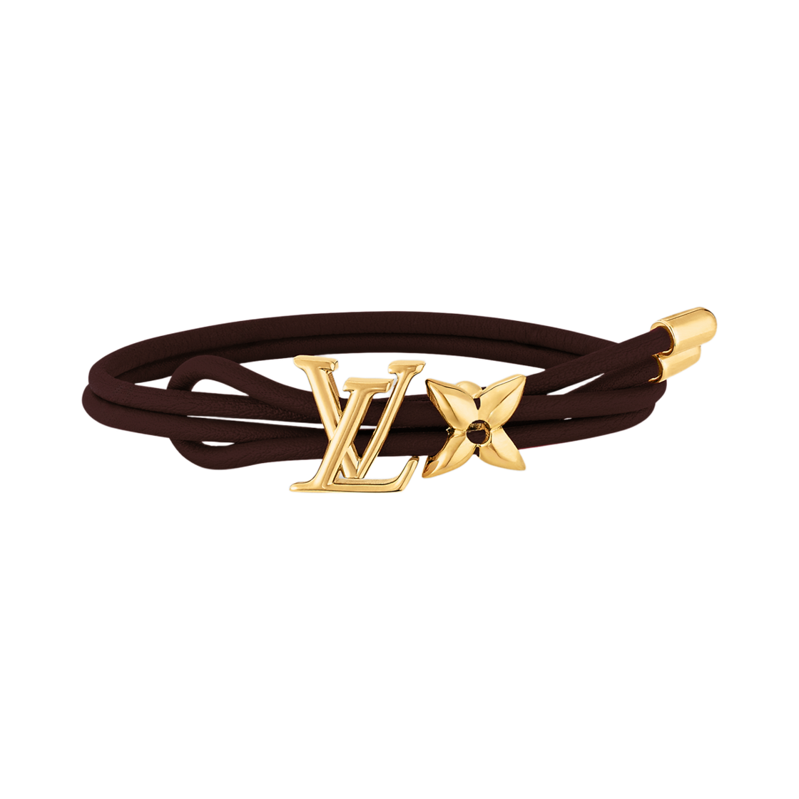 M4310Z (W) Louis Vuitton LV Bloom Bracelet Oxblood