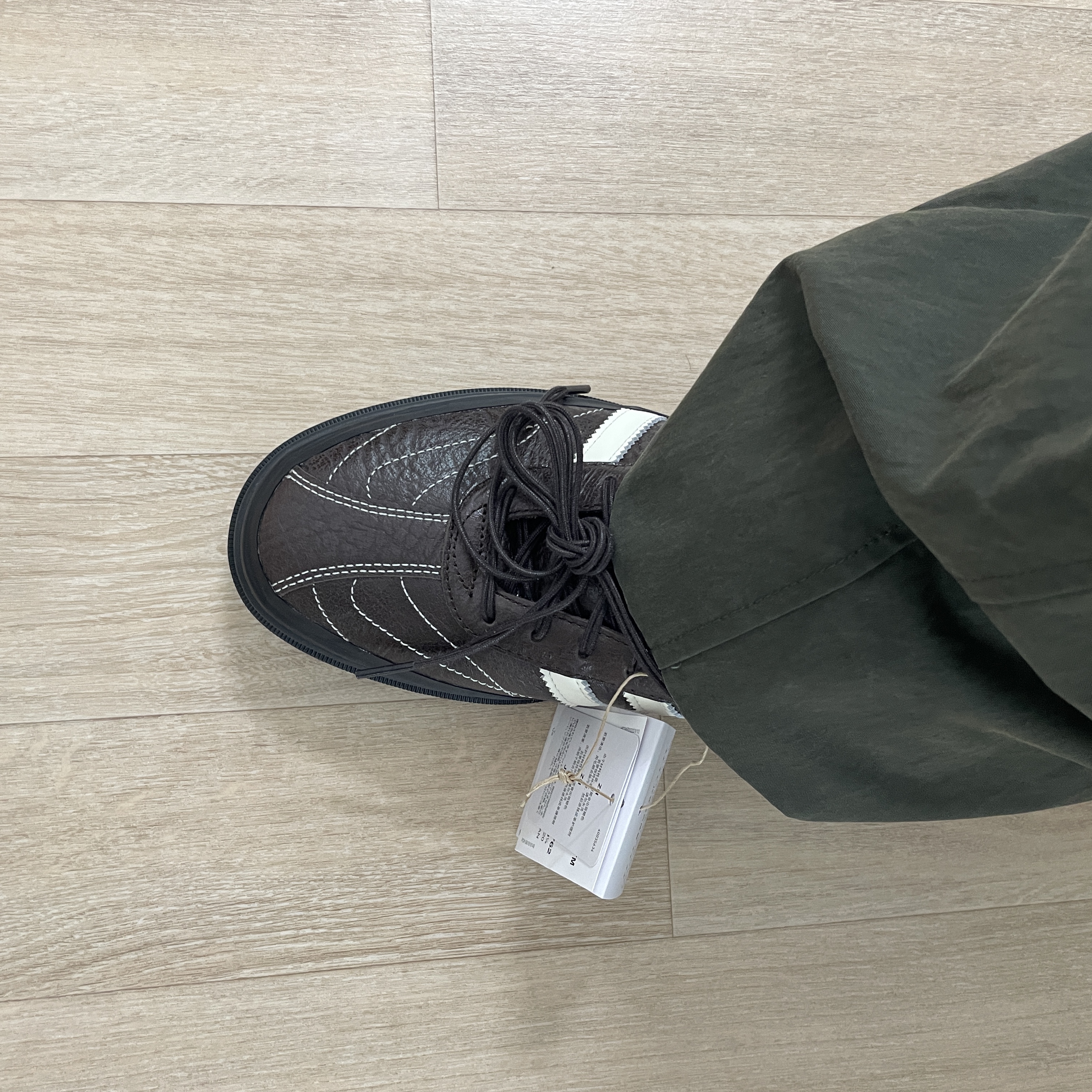 Adidas x Song for the Mute 007 Samba LX Freizeit Aurora Coffee 착용 스타일 - 6