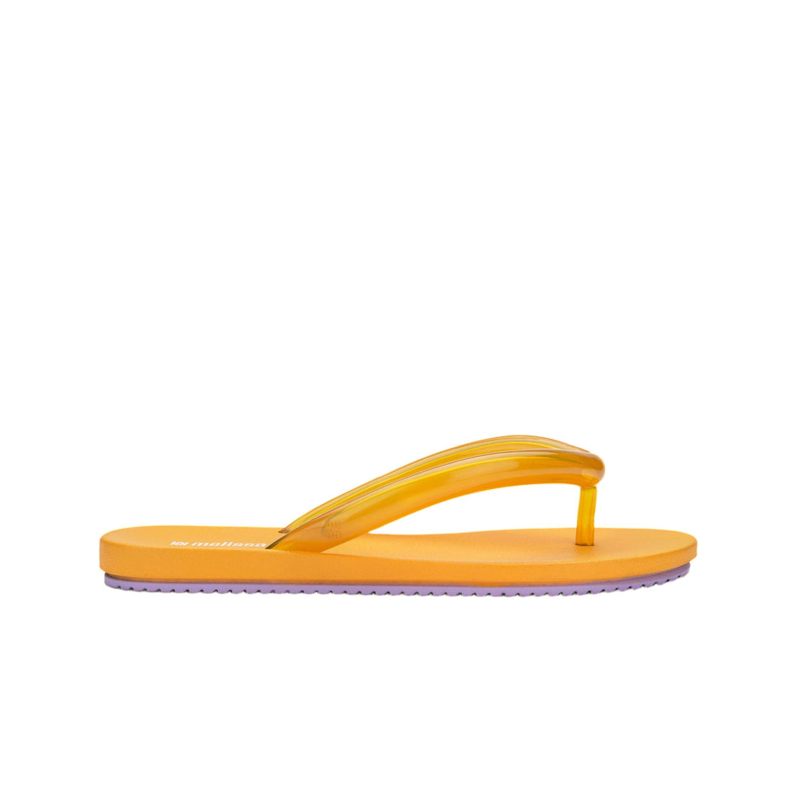 (W) 멜리사 플립 플랍 에어플로우 옐로우 라일락((W) Melissa Flip Flop Airflow Yellow Lilac)