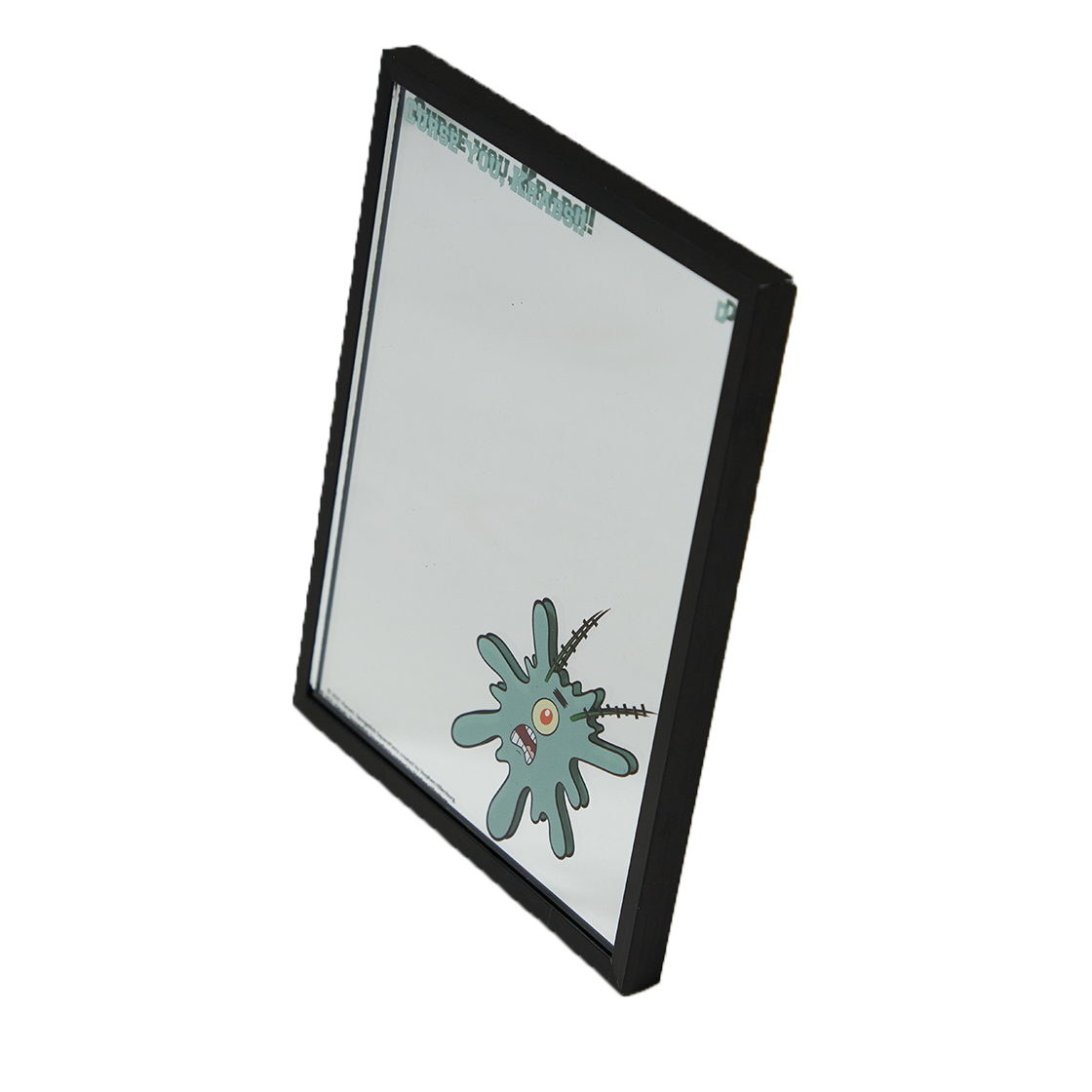 댄꼼마 x 스폰지밥 납작해진 플랑크톤 프린팅 거울 (A5)(DANCOMMA x SpongeBob SquarePants Flattened Plankton Printed Mirror (A5)) - 3