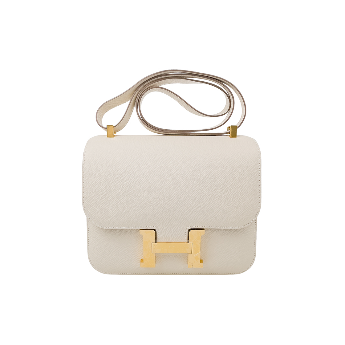 ITUQ8WR9AMVM Hermes Constance GM Crepe Gold Hardware