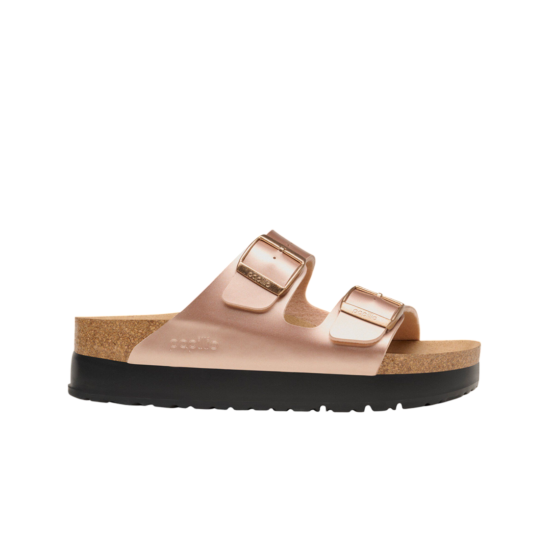 버켄스탁 애리조나 플렉스 플랫폼 일렉트릭 메탈릭 코퍼 - 레귤러(Birkenstock Arizona Flex Platform Electric Metallic Copper - Regular) - 1