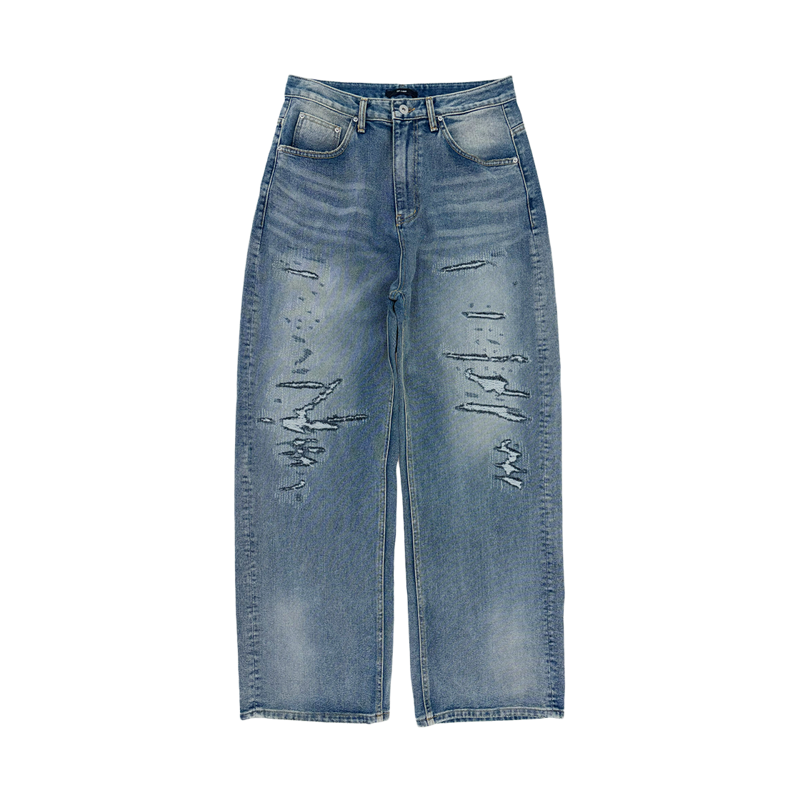 이피알 레이어 리페어 와이드 레그 데님(Epr. Layer Repaired Wide Leg Denim)