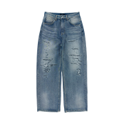 Epr. Layer Repaired Wide Leg Denim