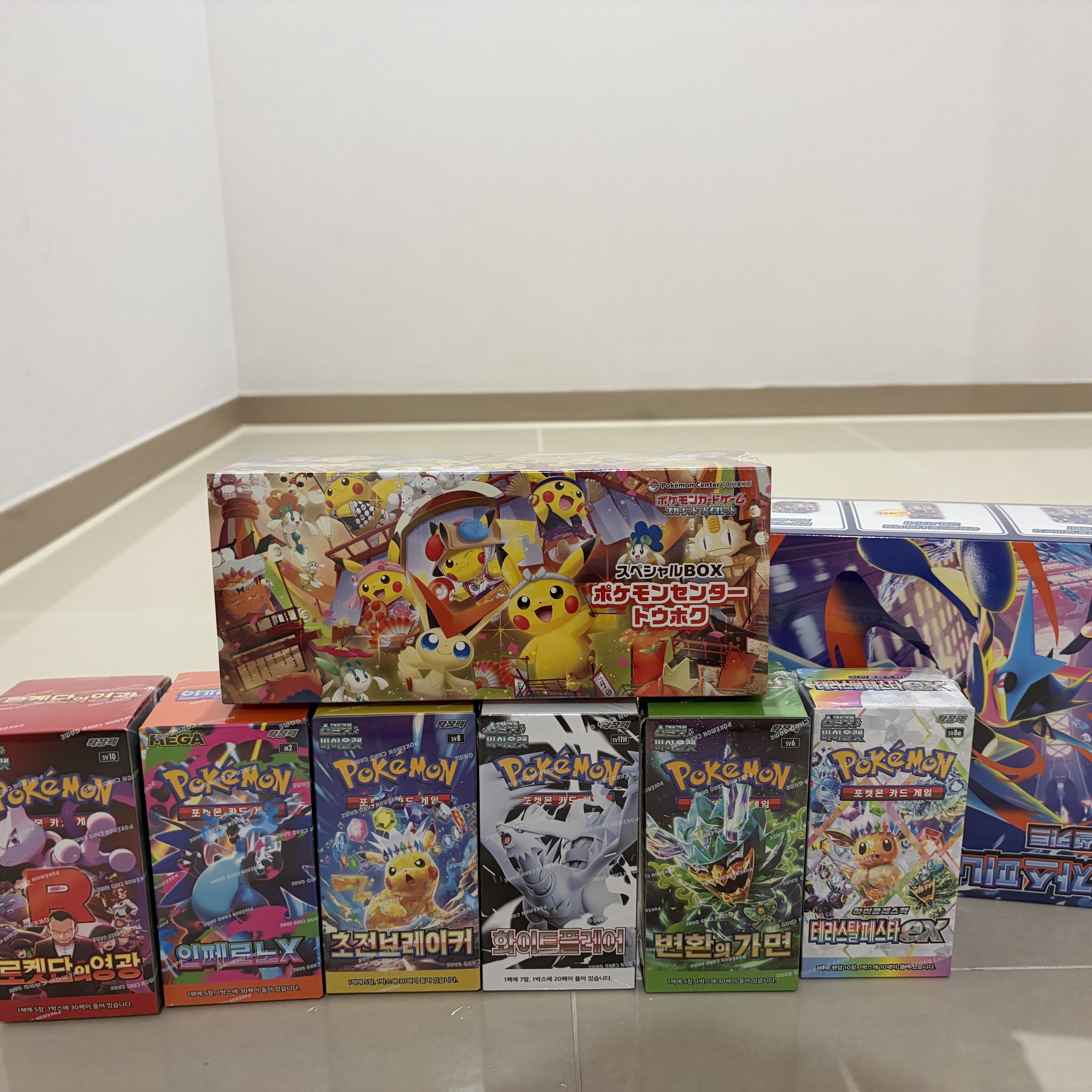 Pokemon TCG Special Box Pokemon Center Tohoku (Japanese Ver.) 착용 스타일