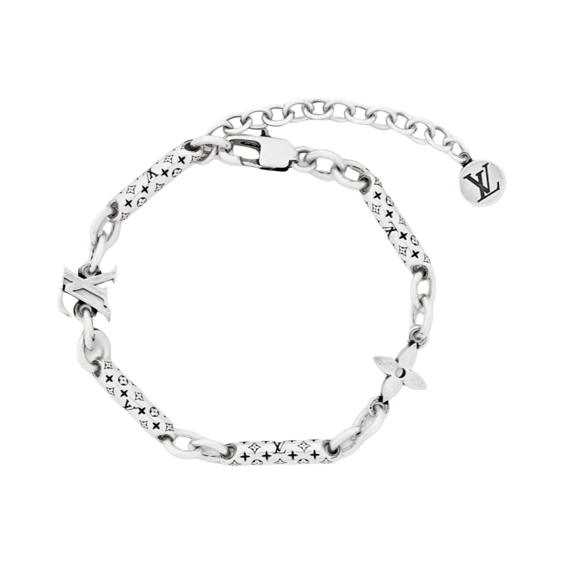 M03311 Louis Vuitton LV Bambou Bracelet Sterling Silver
