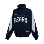 Doosan Bears x Adidas Dugout Jacket Team Navy Off White - KR Sizing