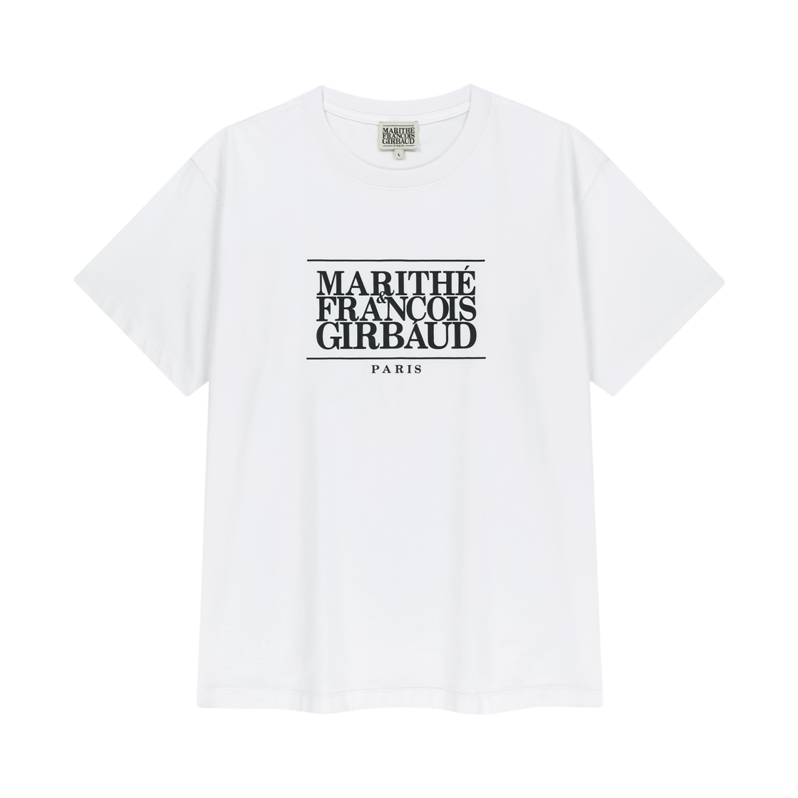 마리떼 프랑소와 저버 클래식 로고 티셔츠 화이트(Marithe Francois Girbaud Classic Logo T-Shirt White)