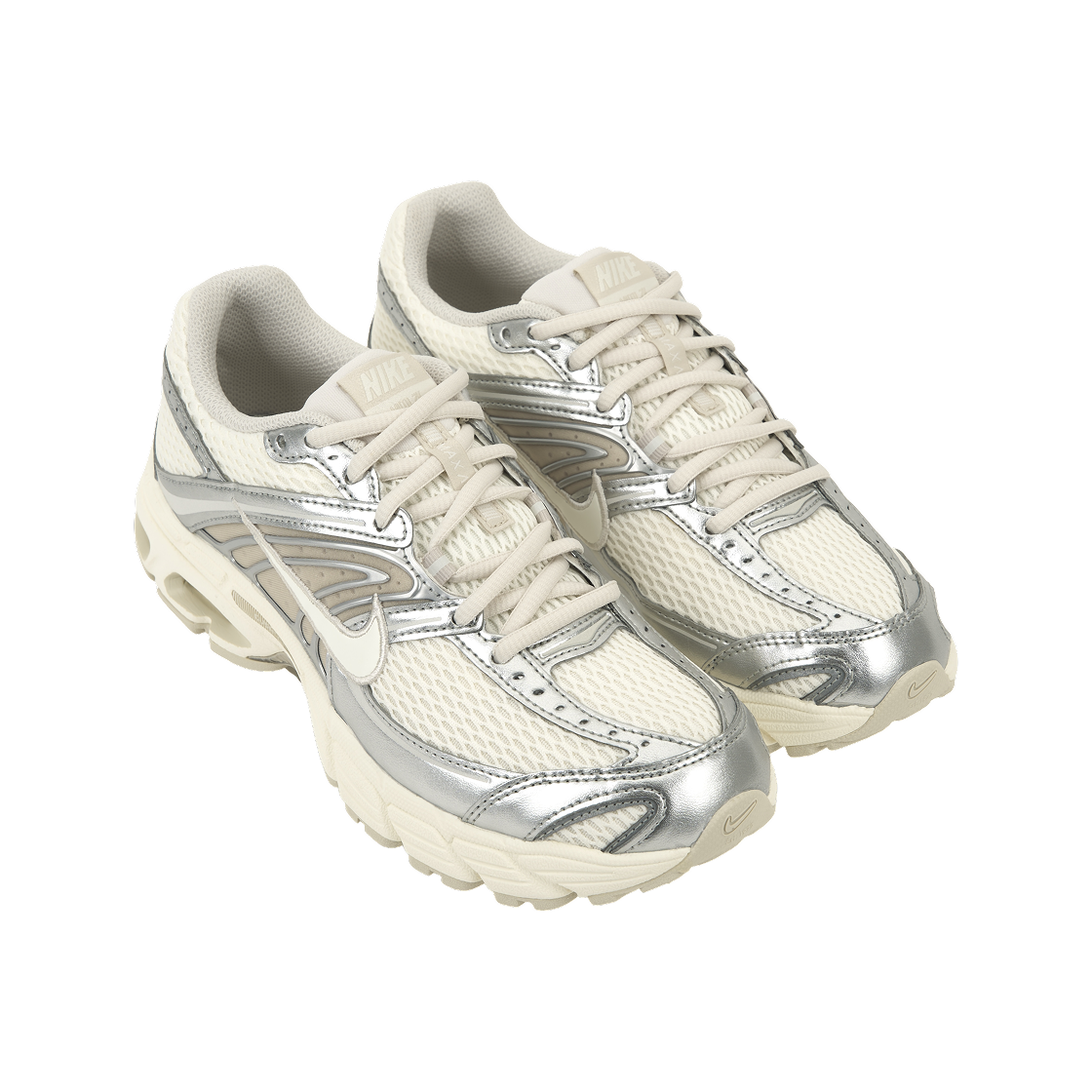 (W) 나이키 에어맥스 모토 2K 페일 아이보리 메탈릭 실버((W) Nike Air Max Moto 2K Pale Ivory Metallic Silver) - 4