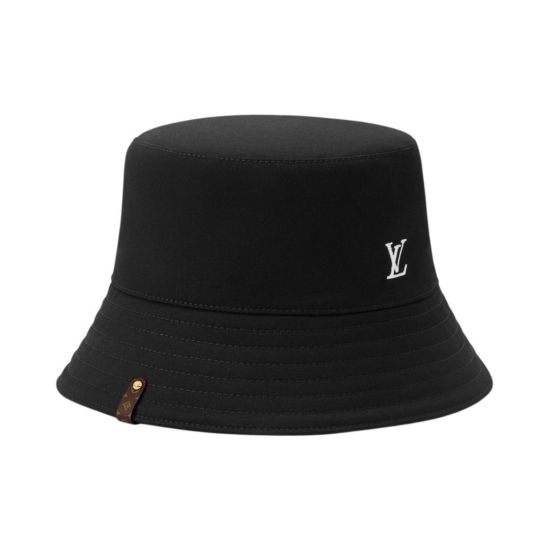 (W) 루이비통 LV 리그 버킷햇 블랙((W) Louis Vuitton LV League Bucket Hat Black) - 2