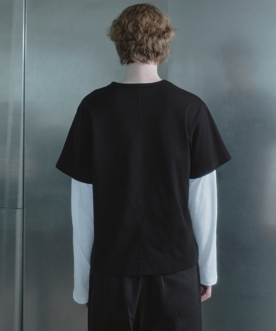 키류 소닉 붐 레이어드 롱 슬리브 티셔츠 블랙(kiryu Sonic Boom Layerd Long Sleeve T-Shirt Black) - 4