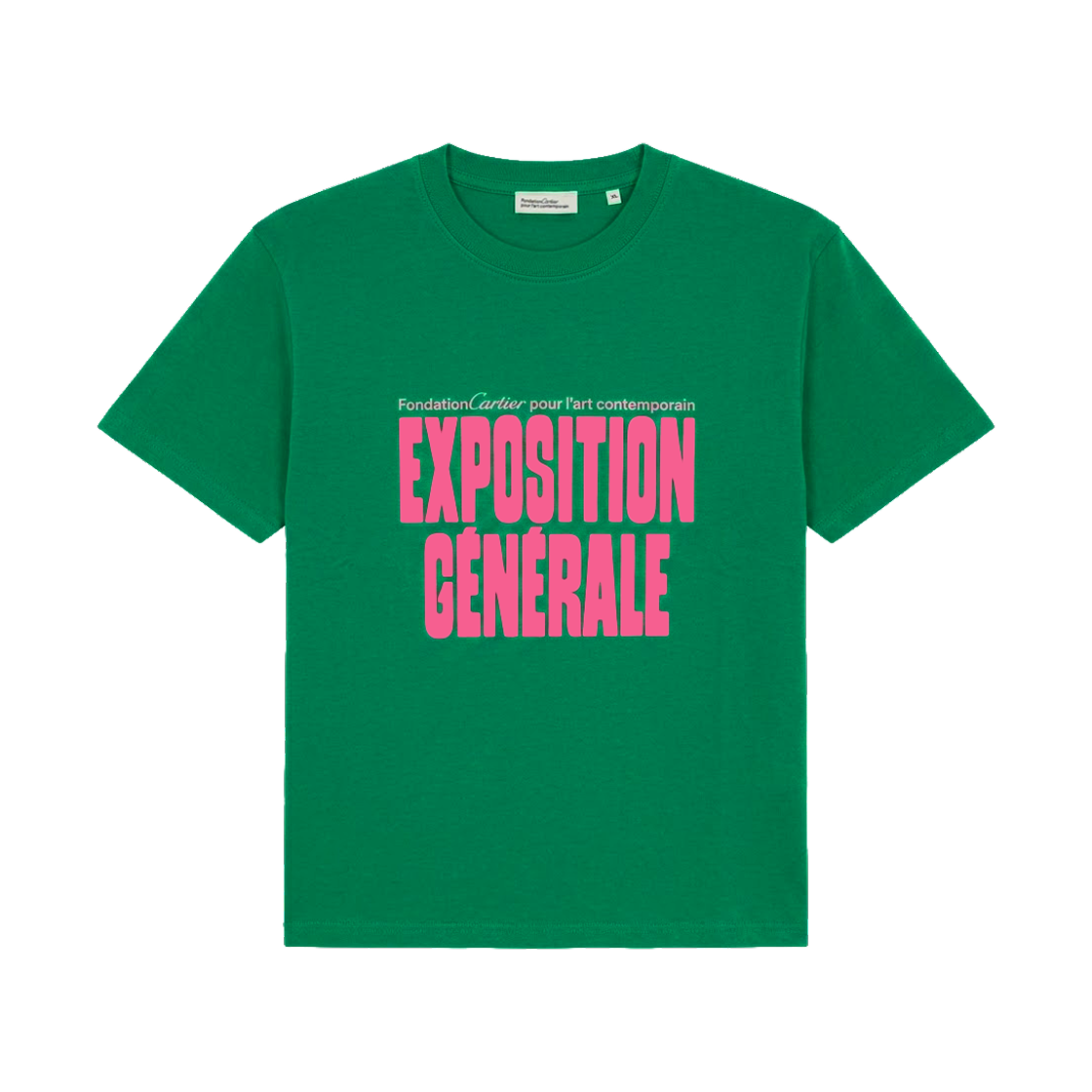 퐁다시옹 까르띠에 엑스포지션 제너럴 티셔츠 그린(Fondation Cartier Exposition Generale T-Shirt Green)
