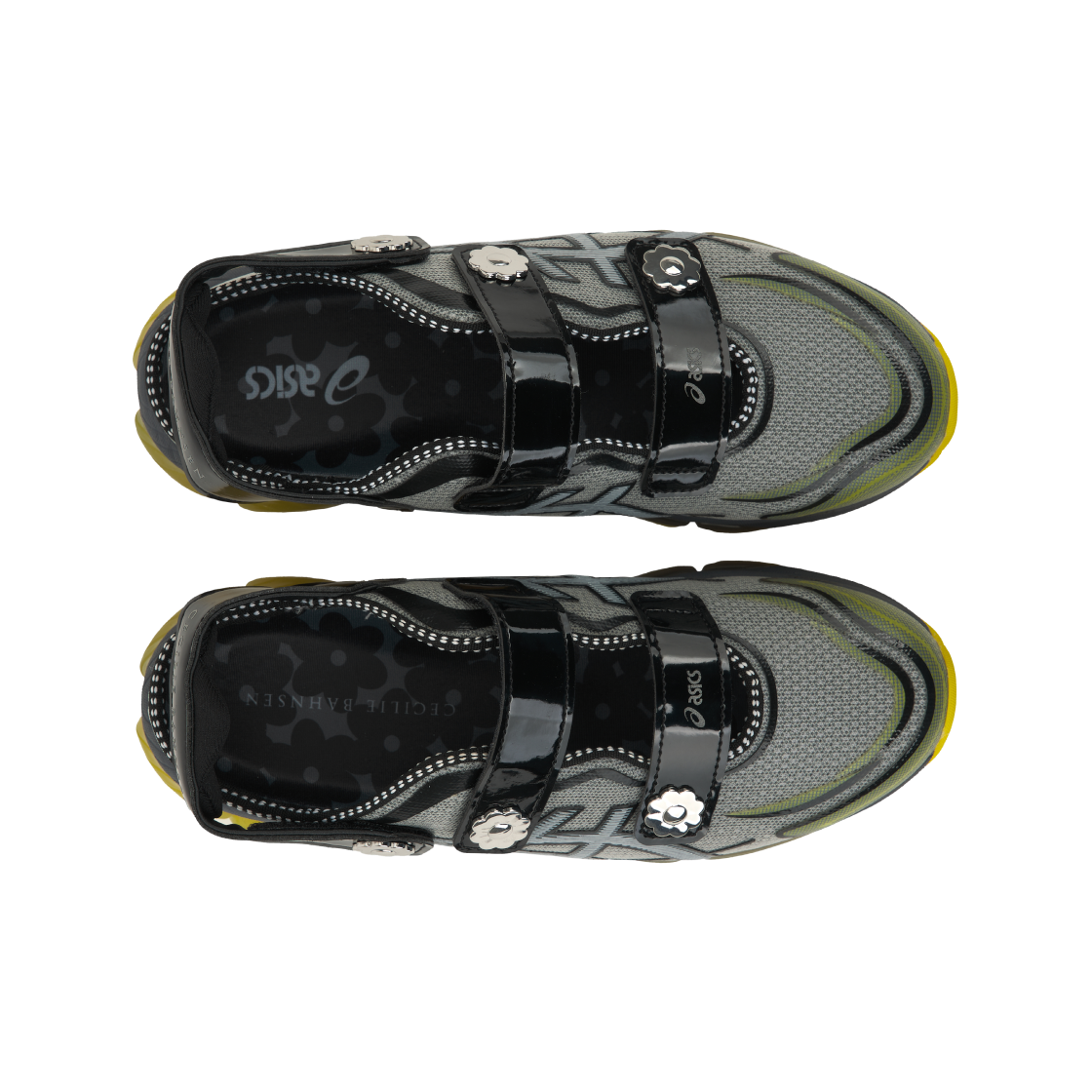 아식스 x 세실리에 반센 젤 퀀텀 360 8 그레이 옐로우(Asics x Cecilie Bahnsen Gel-Quantum 360 VIII Grey Yellow) - 5
