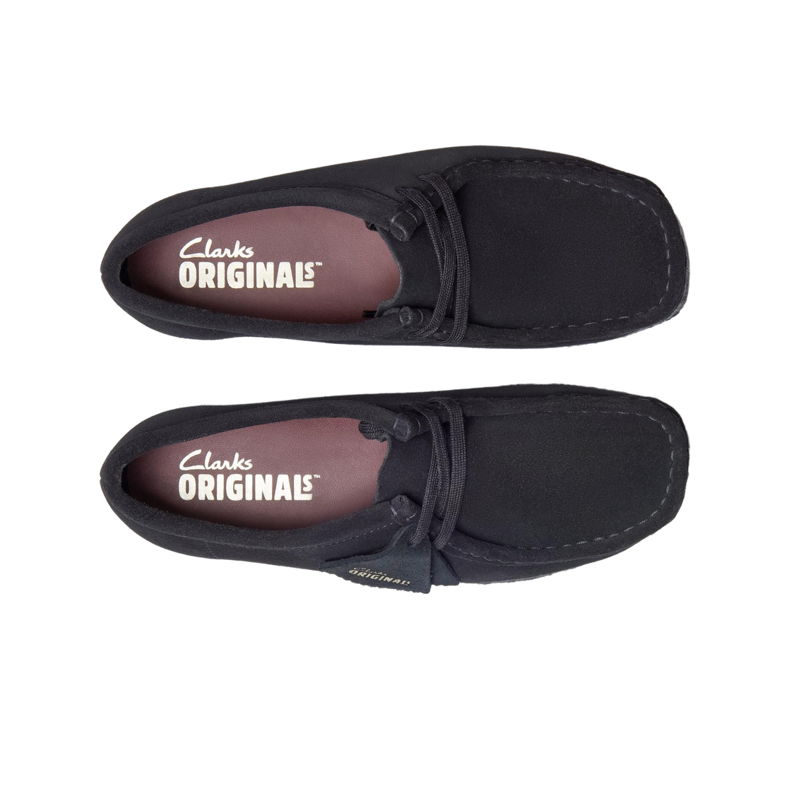 (W) 클락스 왈라비 블랙 스웨이드((W) Clarks Wallabee Black Suede) - 2
