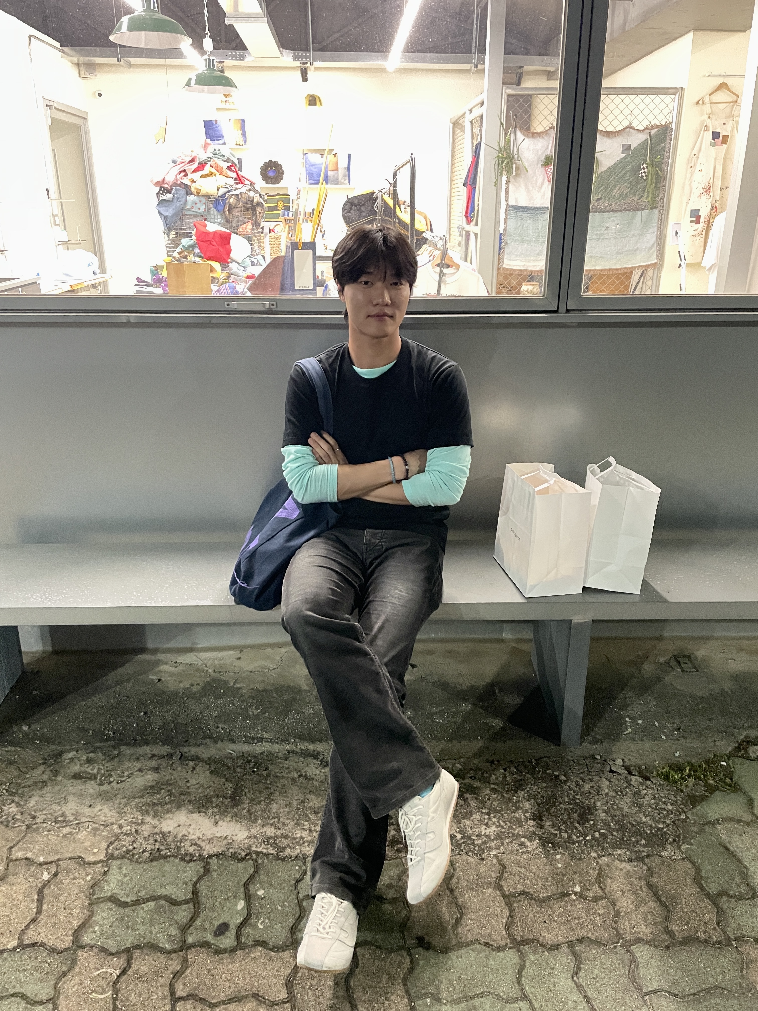 PRO-SPECS NOVA Light Gray 착용 스타일 - 1