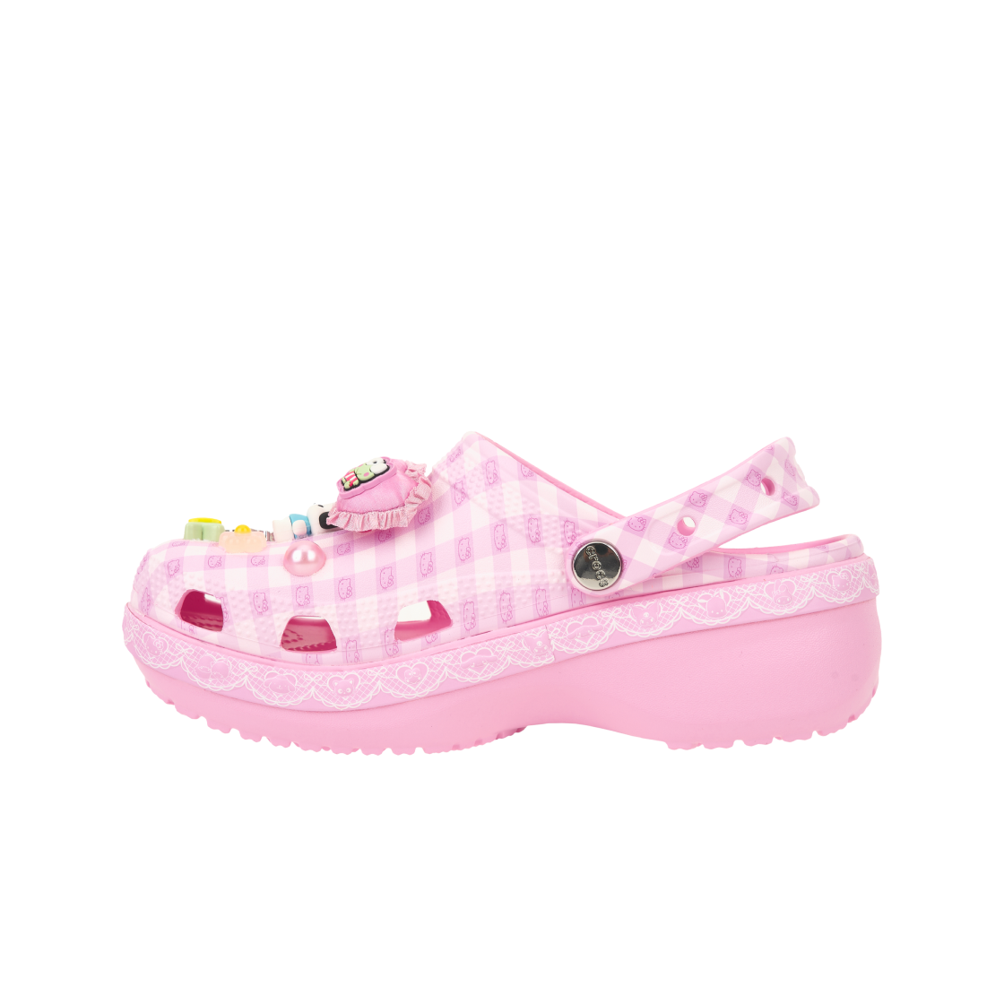 (W) 크록스 x 산리오 헬로키티 앤 프렌즈 클래식 플랫폼 클로그 멀티((W) Crocs x Sanrio Hello Kitty & Friends Classic Platform Clog Multi) - 3