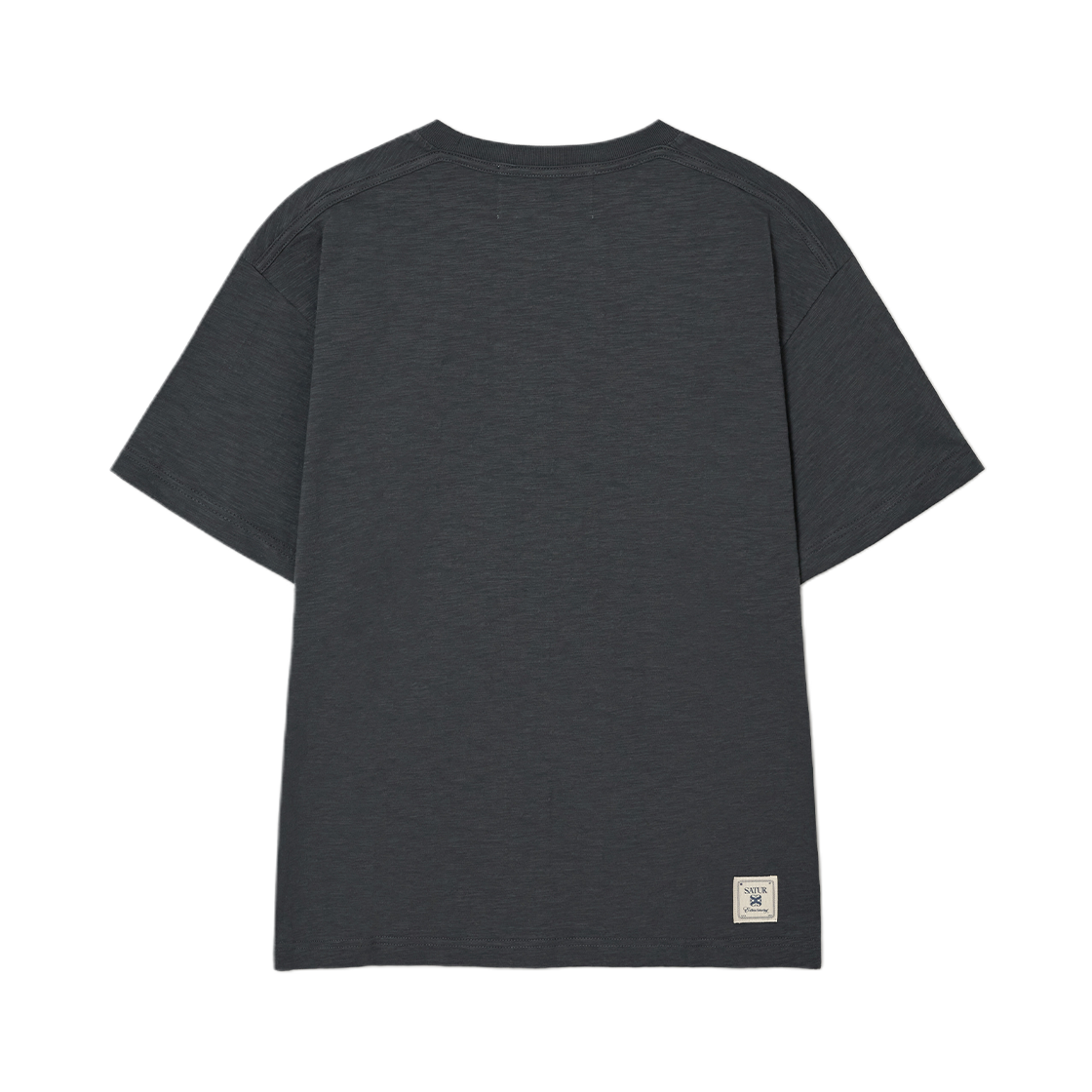 세터 마린 콜라주 그래픽 반팔 티셔츠 차콜(SATUR Marin Collage Graphic T-Shirt Charcoal) - 2