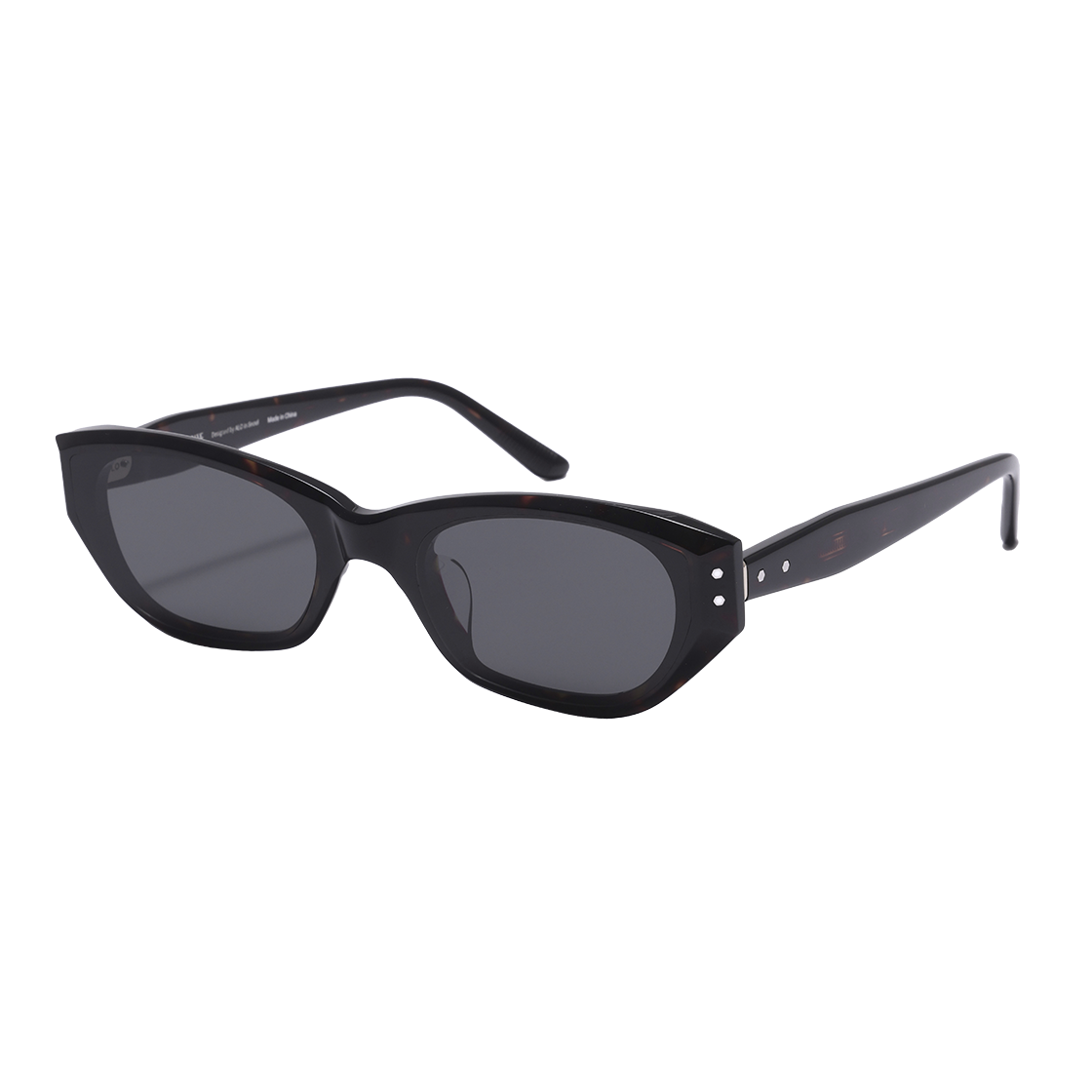 알로아이웨어 [SILVERBITE] SBS1605 1818G 플랫바 핀 오벌 톨토이즈 선글라스(ALO EYEWEAR [SILVERBITE] SBS1605 1818G Flat Bar Pin Oval Tortoise Sunglasses) - 2