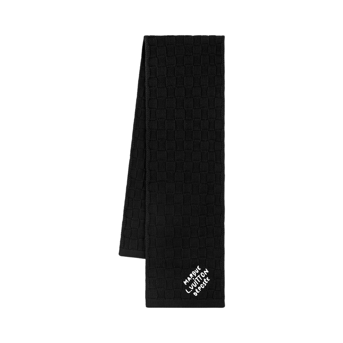M90841 Louis Vuitton Damier Snug Muffler Black
