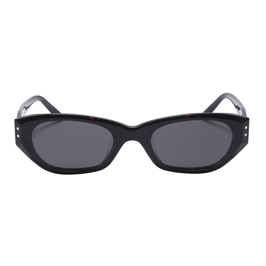 SBS1605 1818G ALO EYEWEAR [SILVERBITE] SBS1605 1818G Flat Bar Pin Oval Tortoise Sunglasses