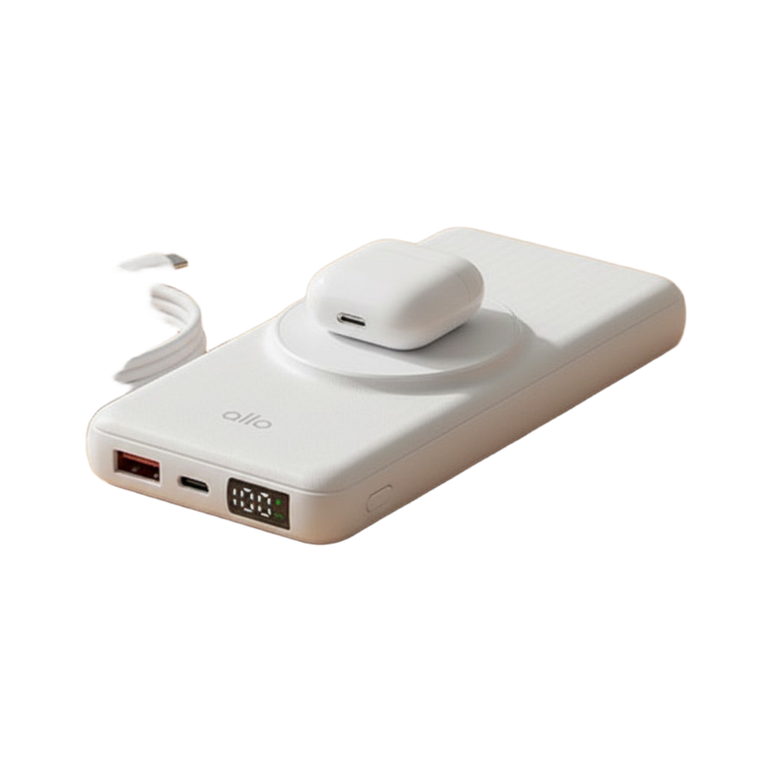 알로코리아 고속 무선 충전 맥세이프 보조배터리 10000mAh 1007WPD(AlloKorea Fast Wireless MagSafe Auxiliary Battery 10000mAh 1007WPD) - 4