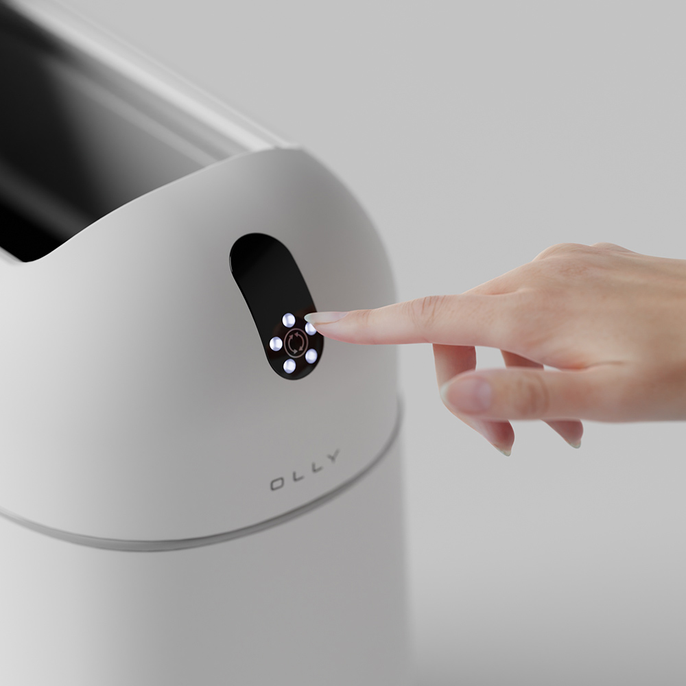올리 스마트 센서 슬라이딩 오픈 휴지통 9L OLSB16(OLLY Smart Sensor Sliding Open Trash bin 9L OLSB16) - 3