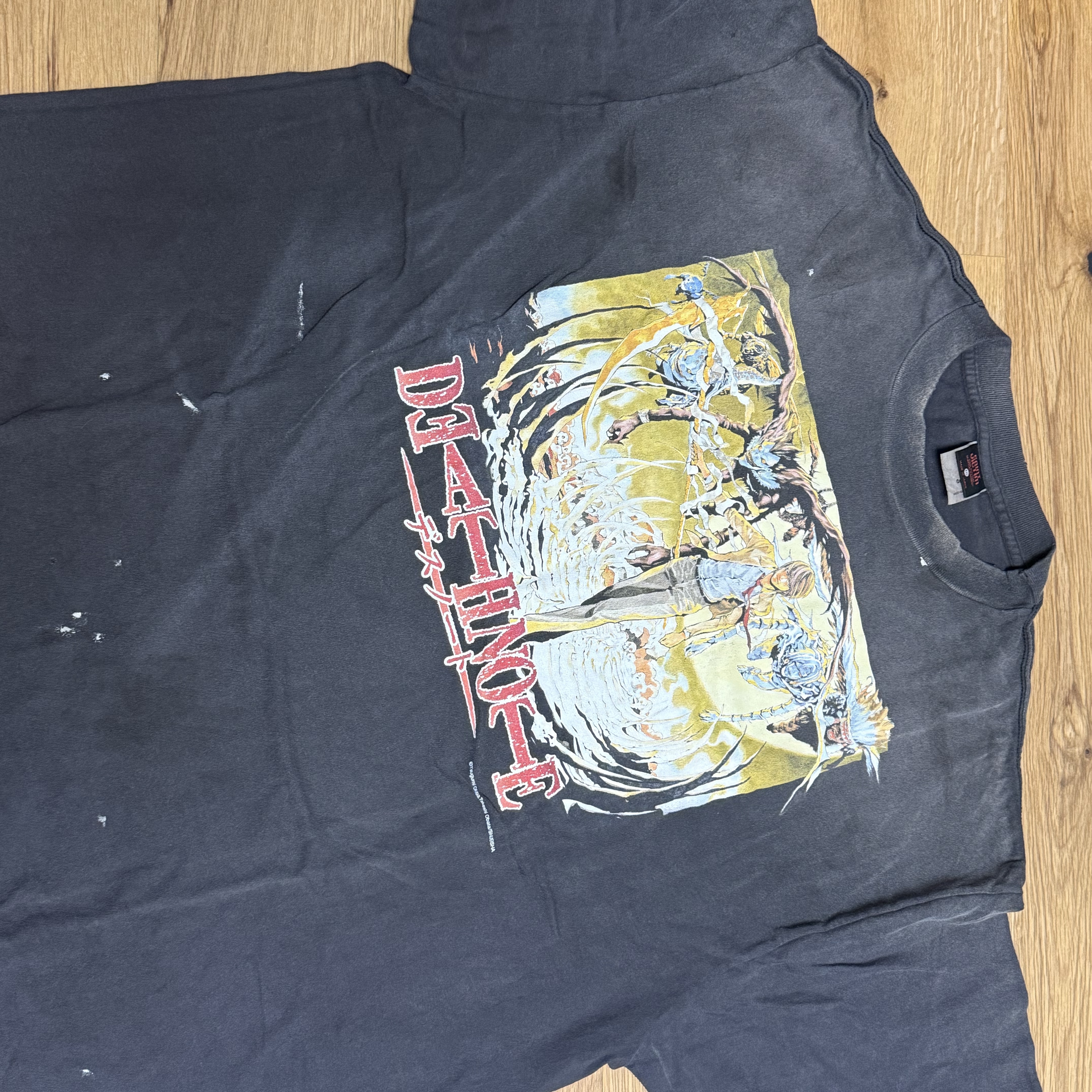 Saint Mxxxxxx x Death Note S/S T-Shirt Black - 26SS 착용 스타일 - 4