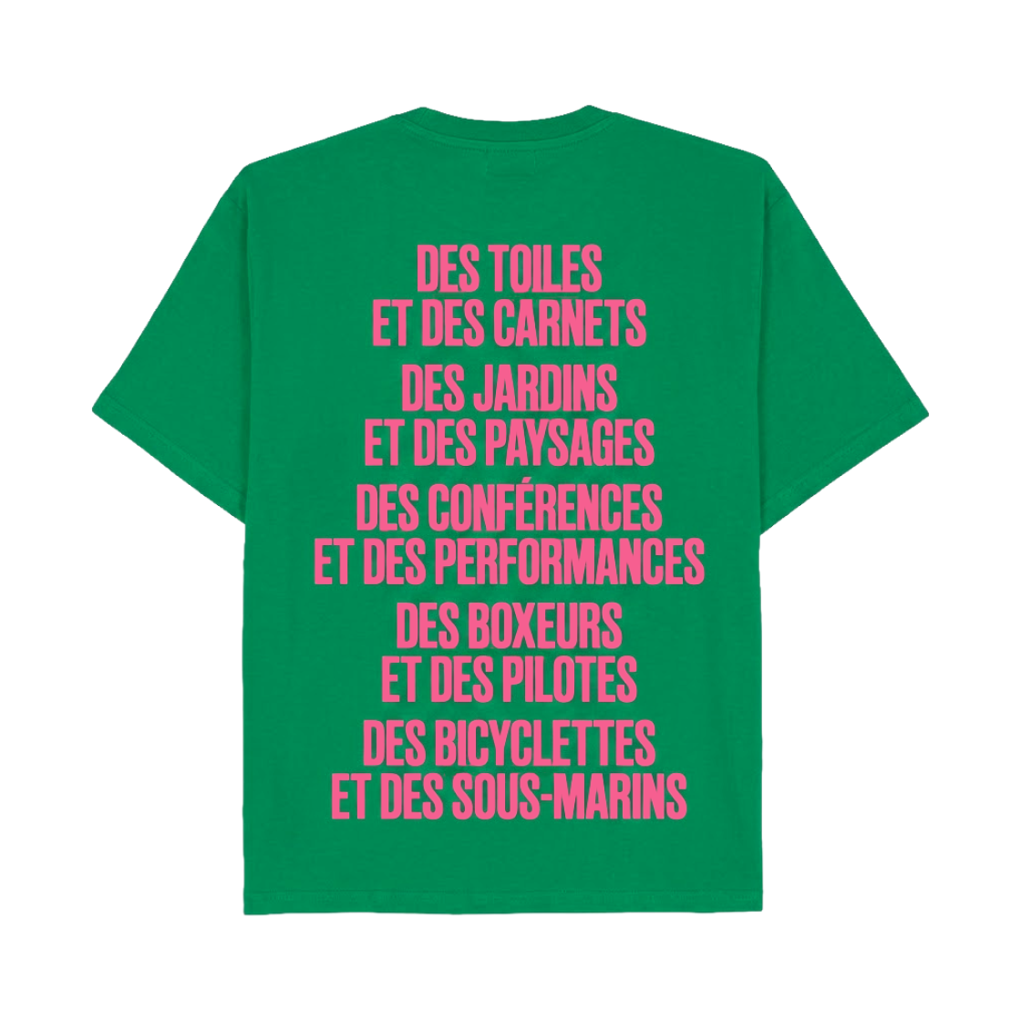 퐁다시옹 까르띠에 엑스포지션 제너럴 티셔츠 그린(Fondation Cartier Exposition Generale T-Shirt Green) - 2