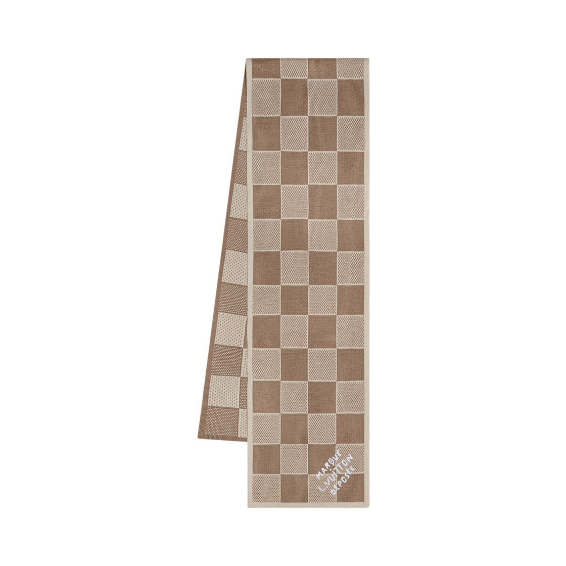 M97585 Louis Vuitton Damier Heritage Muffler Beige
