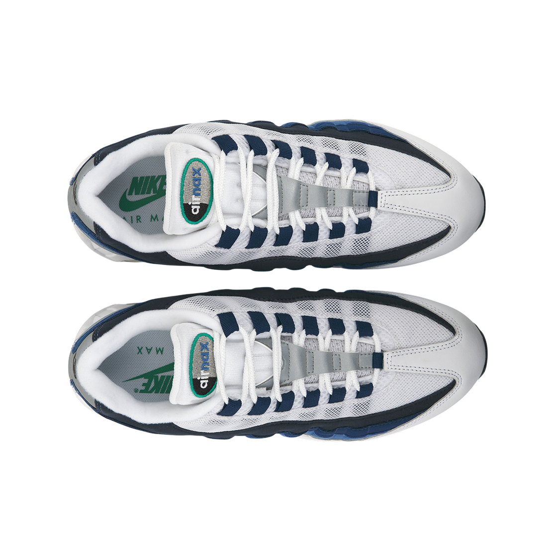 나이키 에어맥스 95 빅 버블 화이트 에메랄드 그린(Nike Air Max 95 Big Bubble White Emerald Green) - 5
