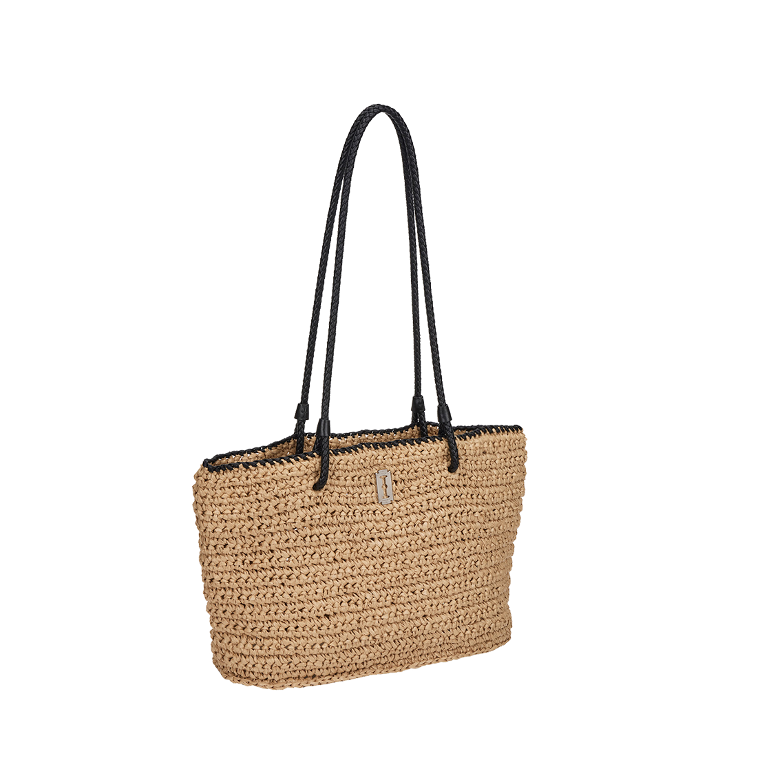 분크 보터 위빙 쇼퍼 미듐 베이지(vunque Boater Weaving Shopper M) - 2