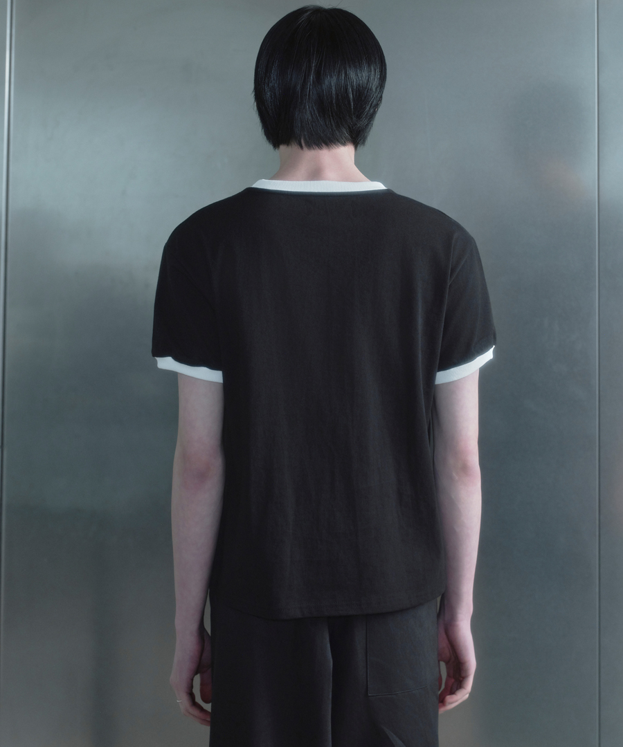 키류 스펙트럼 링거 티셔츠 블랙(kiryu Spectrum Ringer T-Shirt Black) - 4