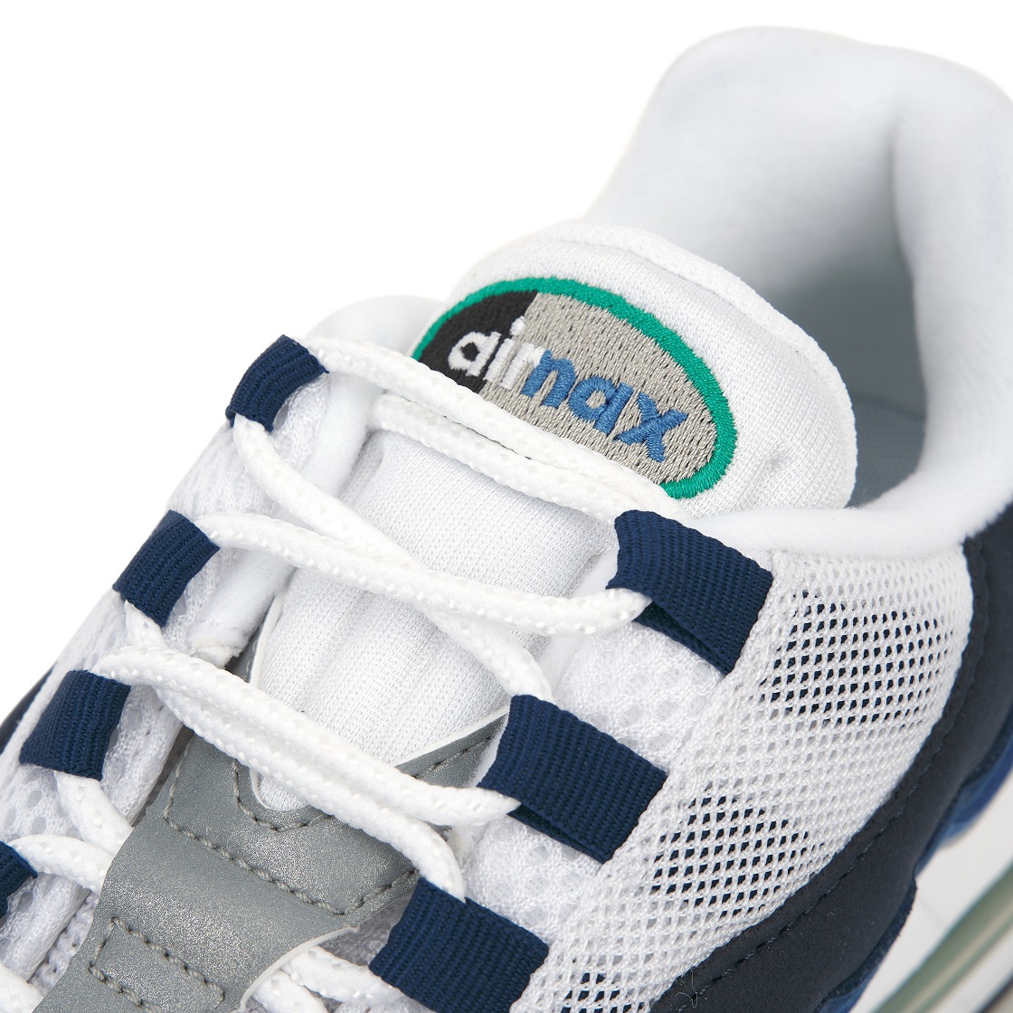 나이키 에어맥스 95 빅 버블 화이트 에메랄드 그린(Nike Air Max 95 Big Bubble White Emerald Green) - 7