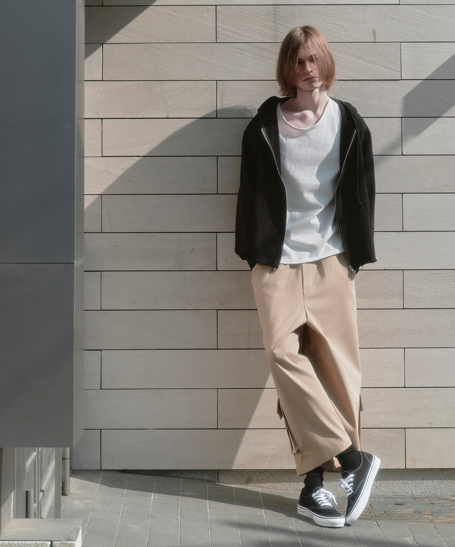 키류 카고 롱 버뮤다 팬츠 베이지(kiryu Cargo Long Bermuda Pants Beige) - 5
