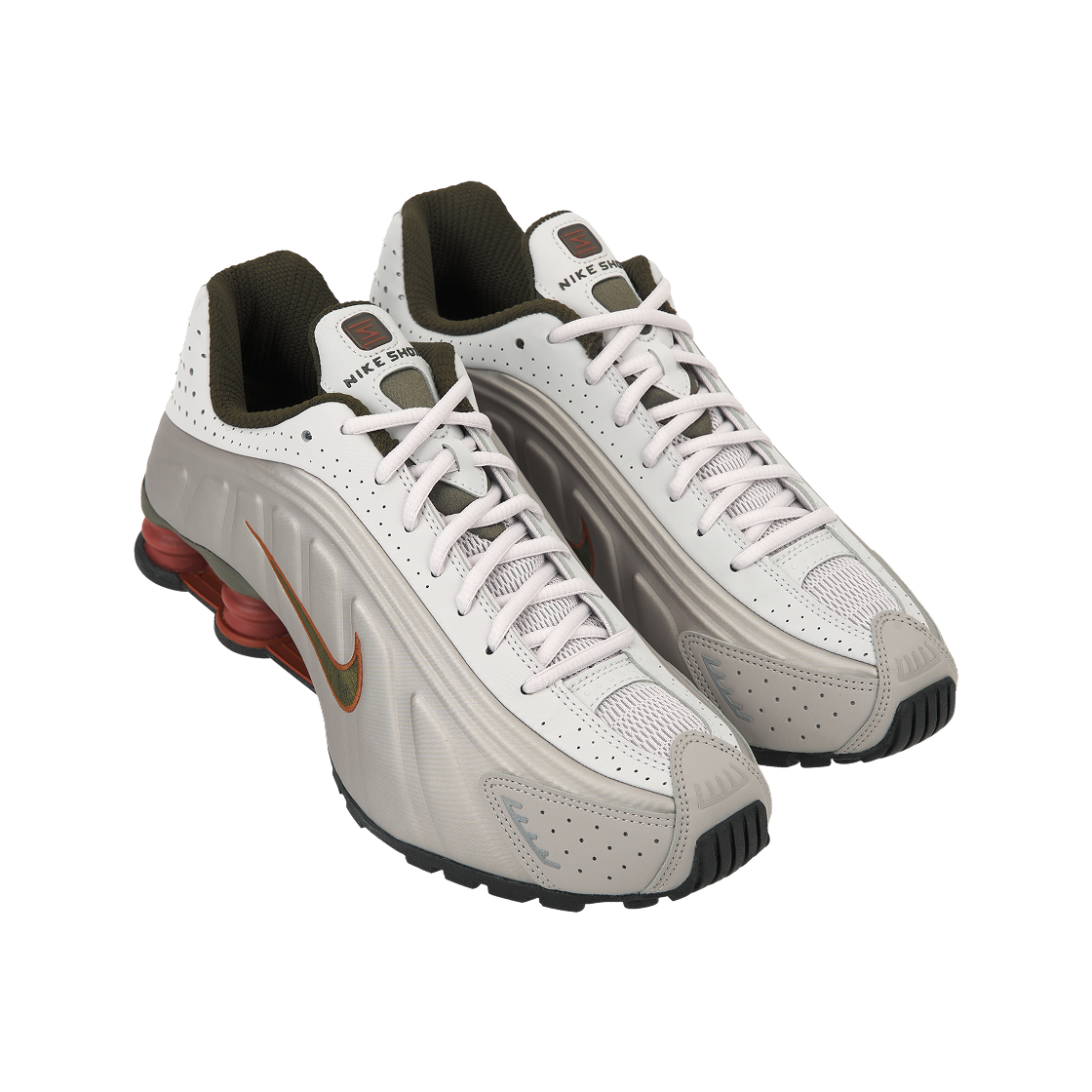나이키 샥스 R4 바스트 그레이 더스티 피치(Nike Shox R4 Vast Grey Dusty Peach) - 4