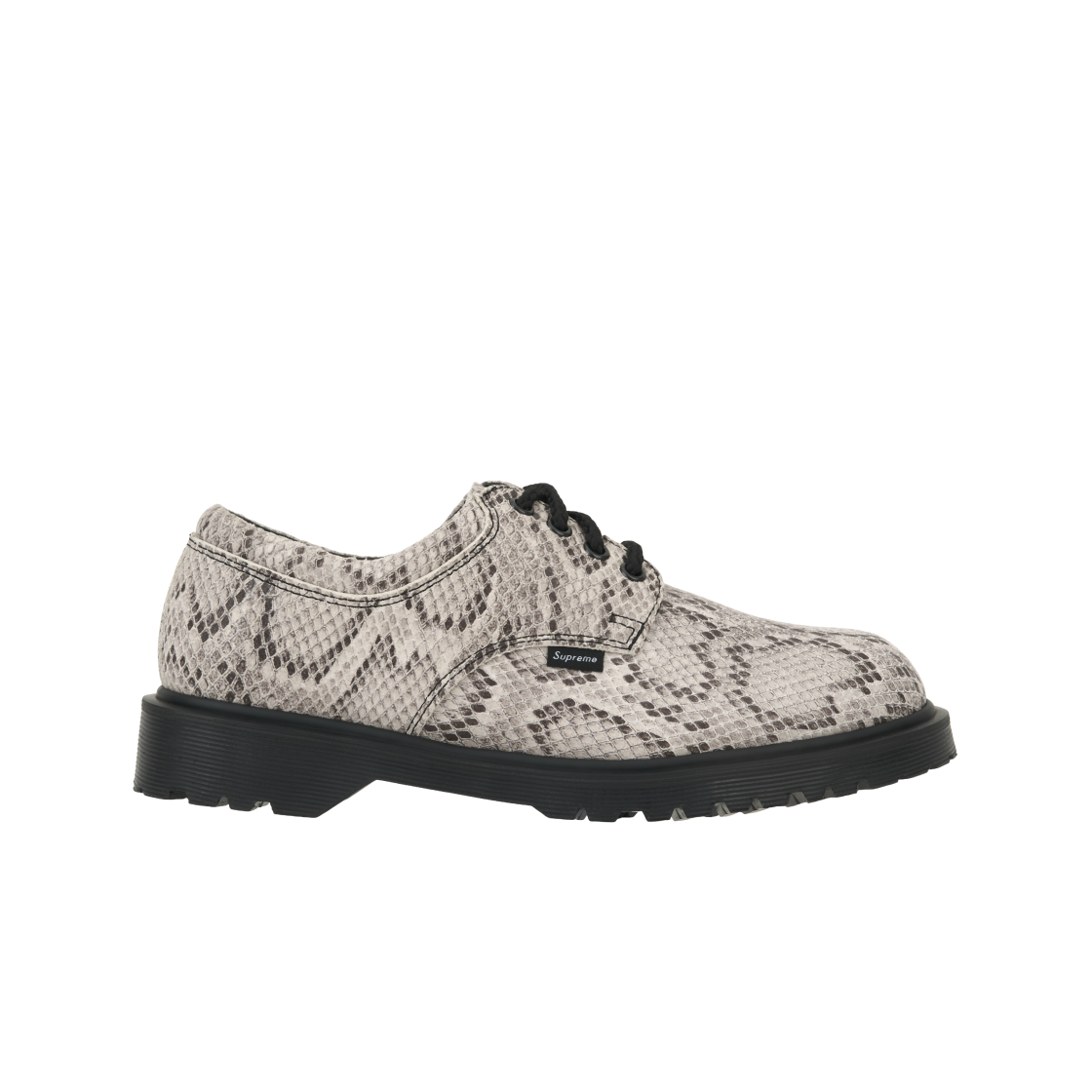 닥터마틴 x 슈프림 포스탈 슈프림 4-아이 슈 스네이크스킨 - 26SS(Dr. Martens x Supreme Postal Supreme 4-Eye Shoe Snakeskin - 26SS)