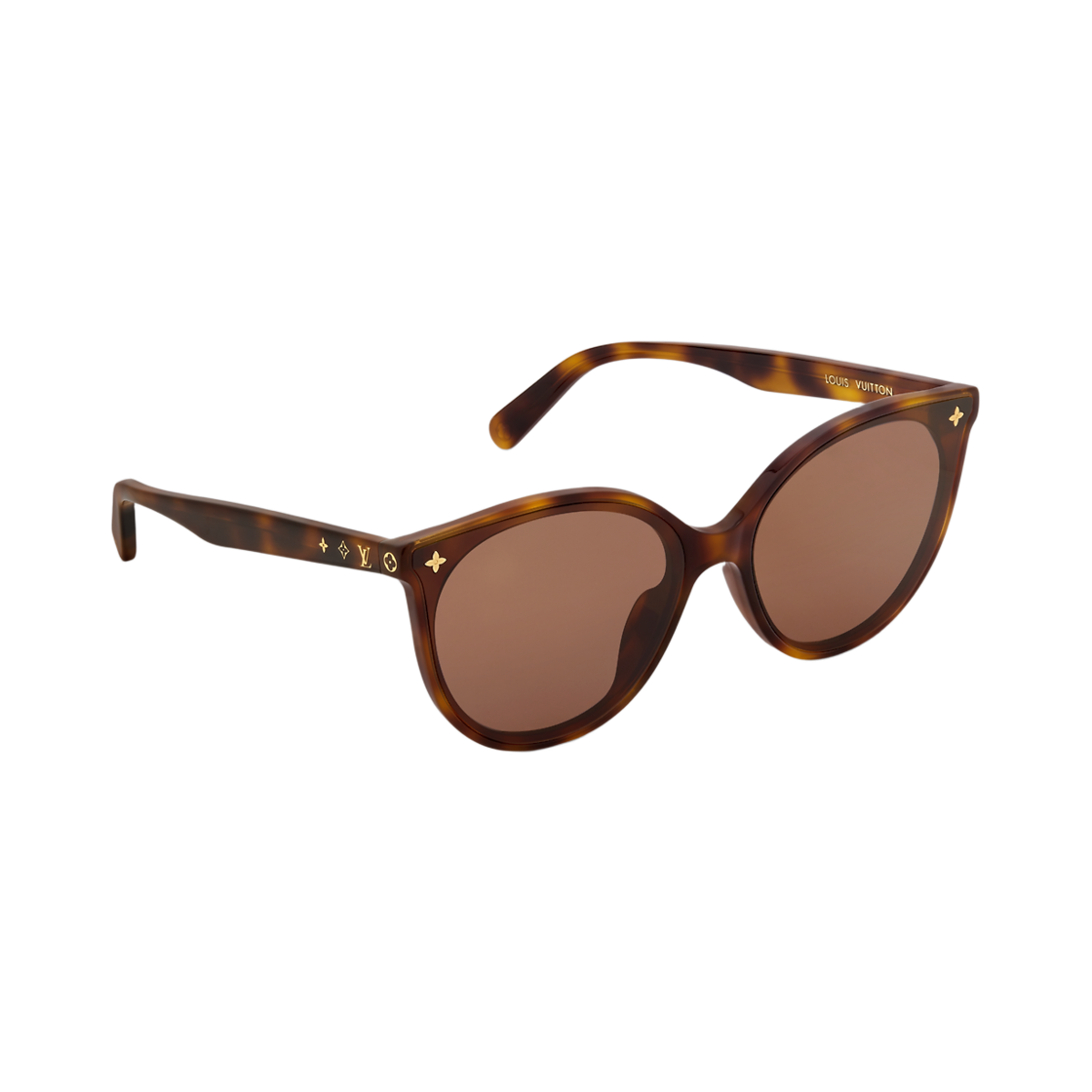 (W) 루이비통 마이 모노그램 페임 캣 아이 선글라스 다크 톨토이즈((W) Louis Vuitton My Monogram Fame Cat Eye Sunglasses Dark Tortoise) - 2