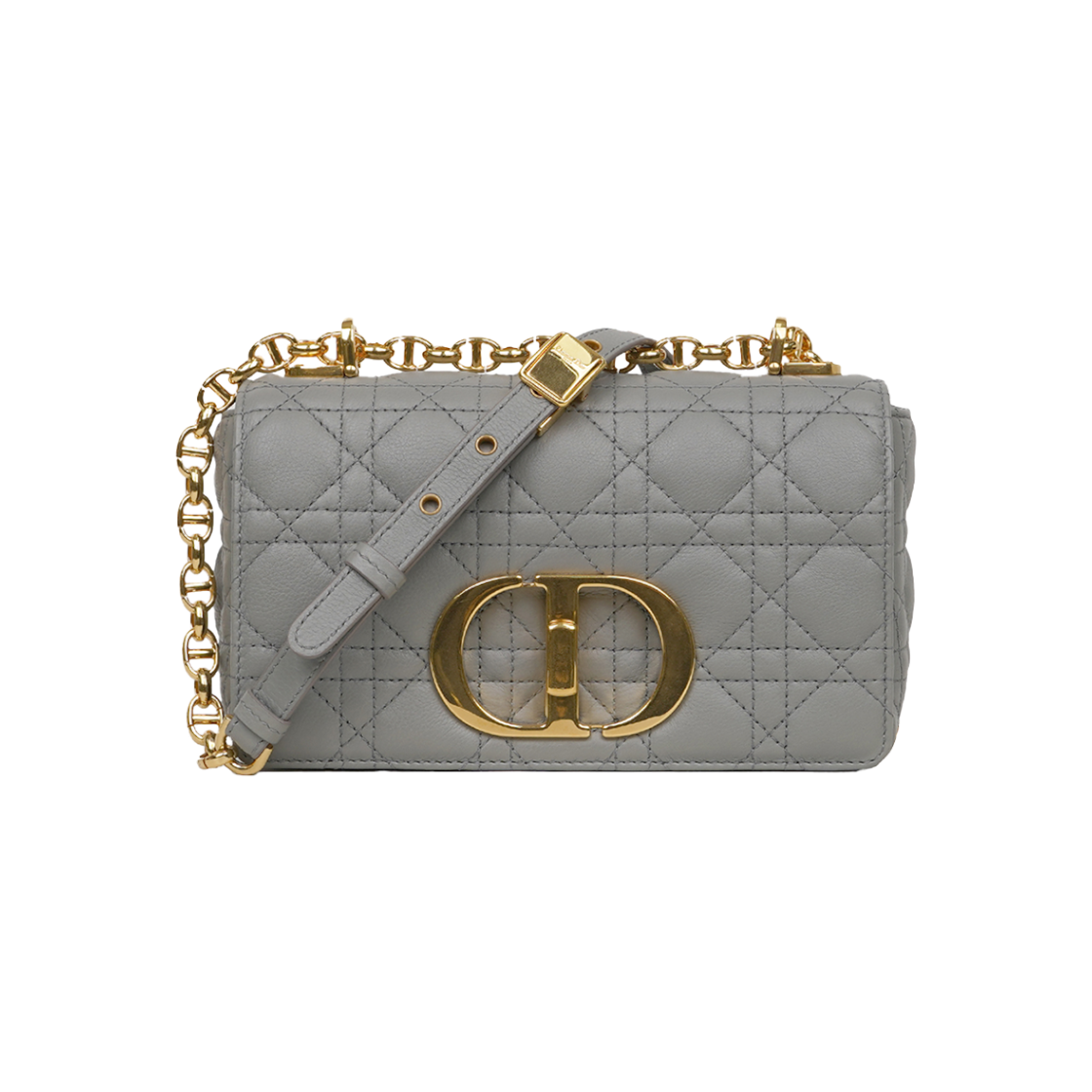 ITR9TPDL9ID8 Dior Caro Gray Calfskin Small Cannage Bag M9242UWHC_M41G