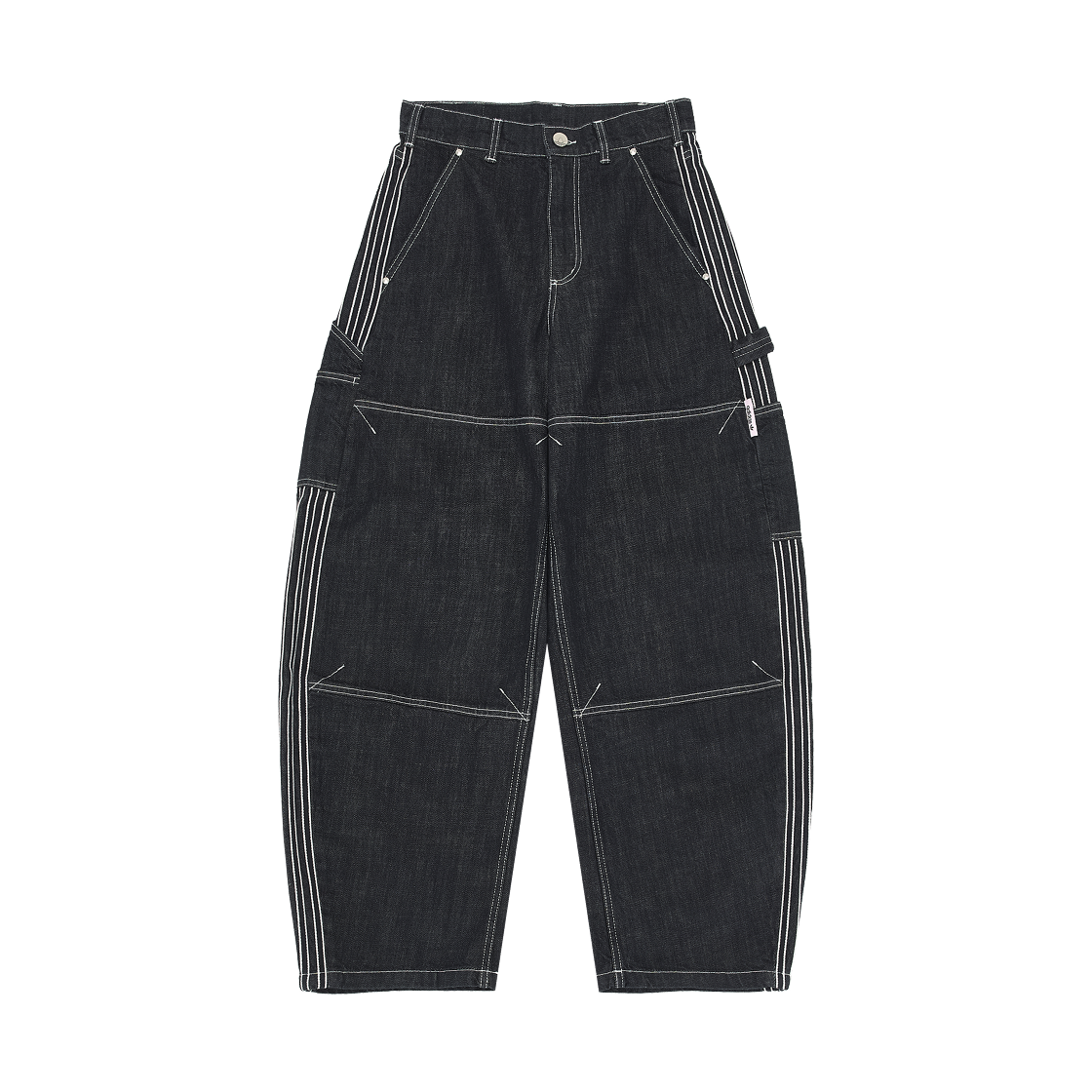 아디다스 오리지널스 데님 워크 팬츠 인디고 데님 - KR 사이즈(Adidas Originals Denim Work Pants Indigo Denim - KR Sizing)