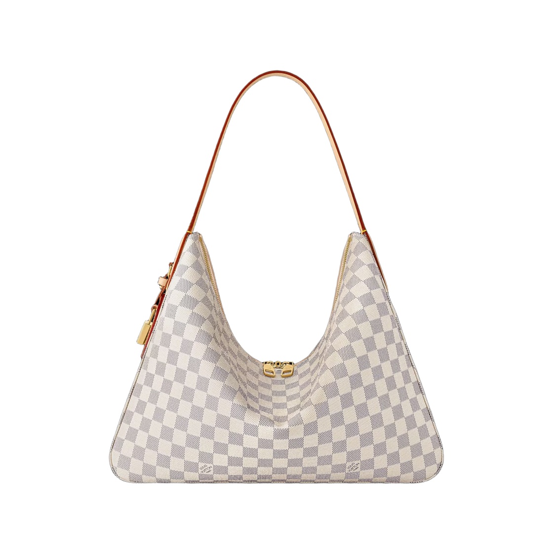 N00126 Louis Vuitton Slouchy MM Damier Azur Canvas