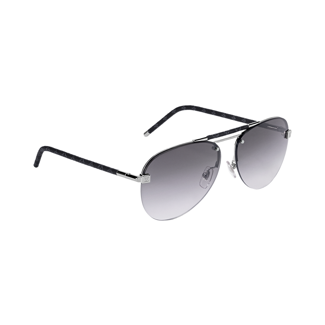 루이비통 클락와이즈 캔버스 선글라스 건메탈 그레이(Louis Vuitton Clockwise Canvas Sunglasses Gunmetal Gray) - 2