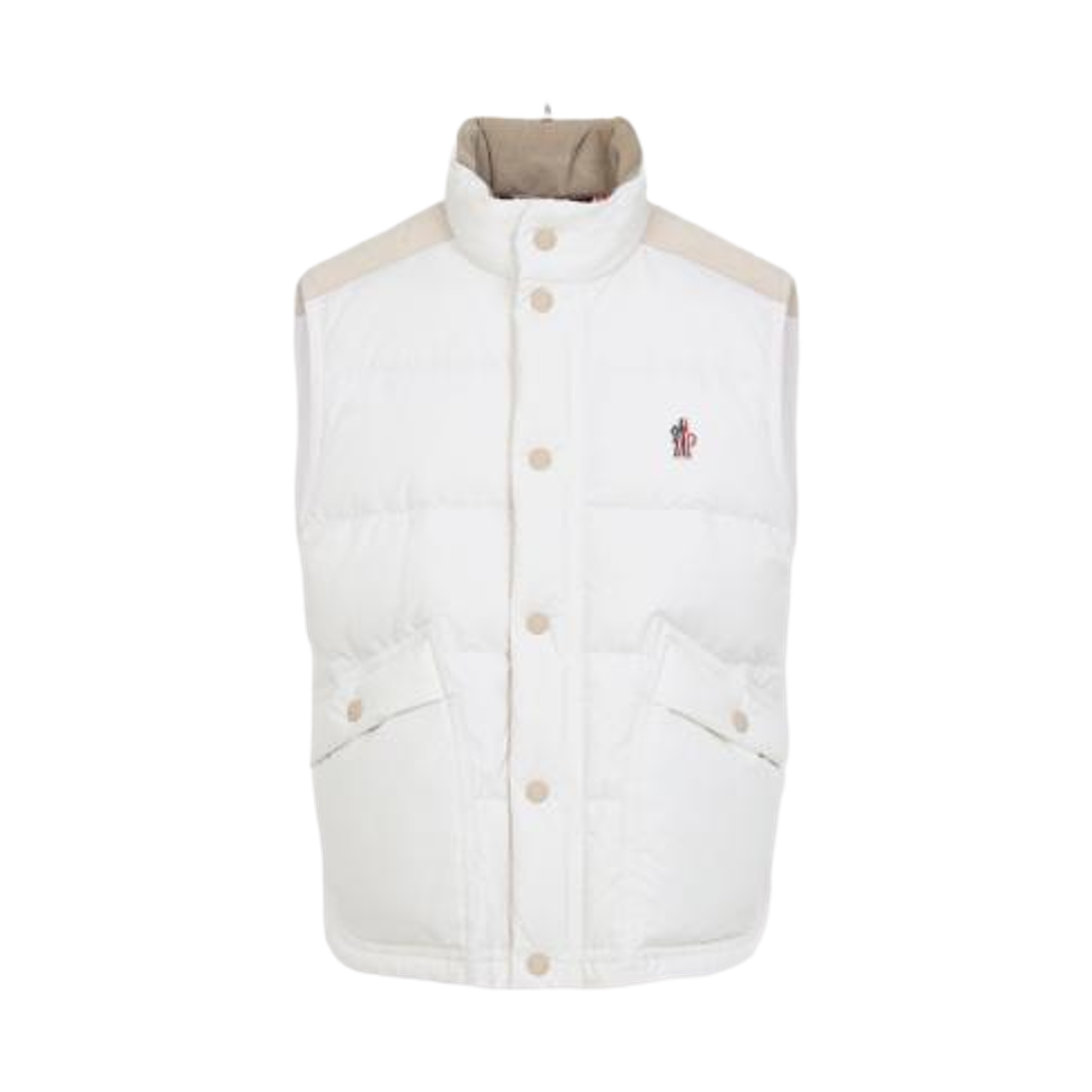 L1-097-1A00002-59996-032 Moncler Grenoble Scais Down Gilet Off White - 26SS