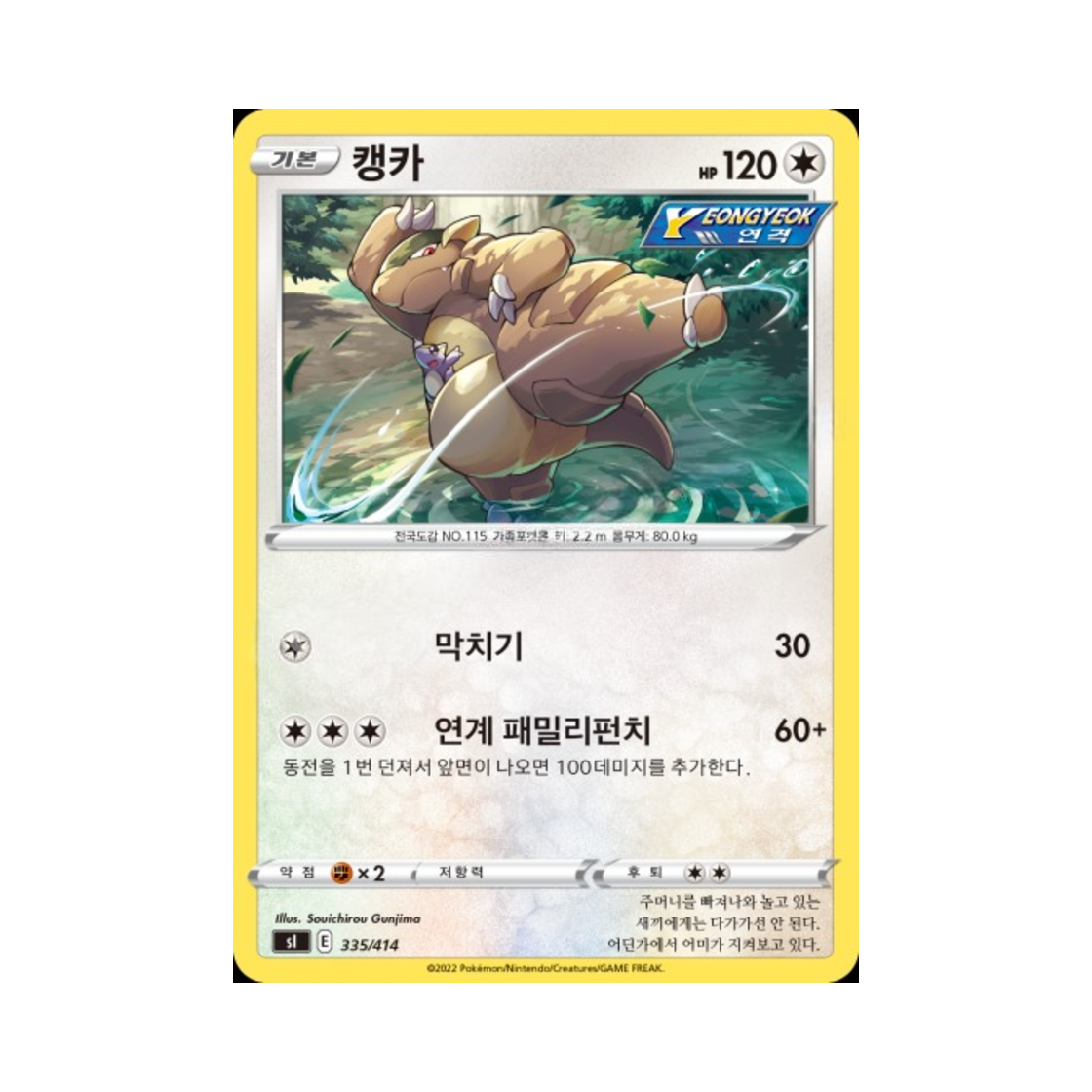 포켓몬 TCG 캥카 소드&실드 스타트 덱 100 (한글판)(Pokemon TCG Kangaskhan Sword & Shield Start Deck 100 (Korean Ver.)) - 1