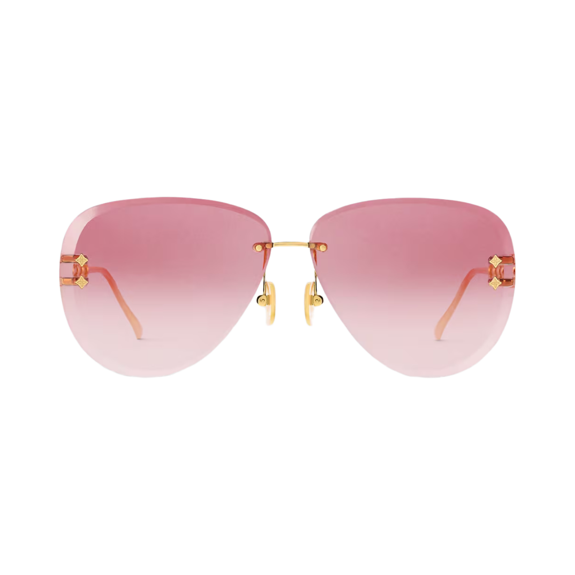 Z2981U (W) Louis Vuitton LV Jewel Pilot Sunglasses Pink