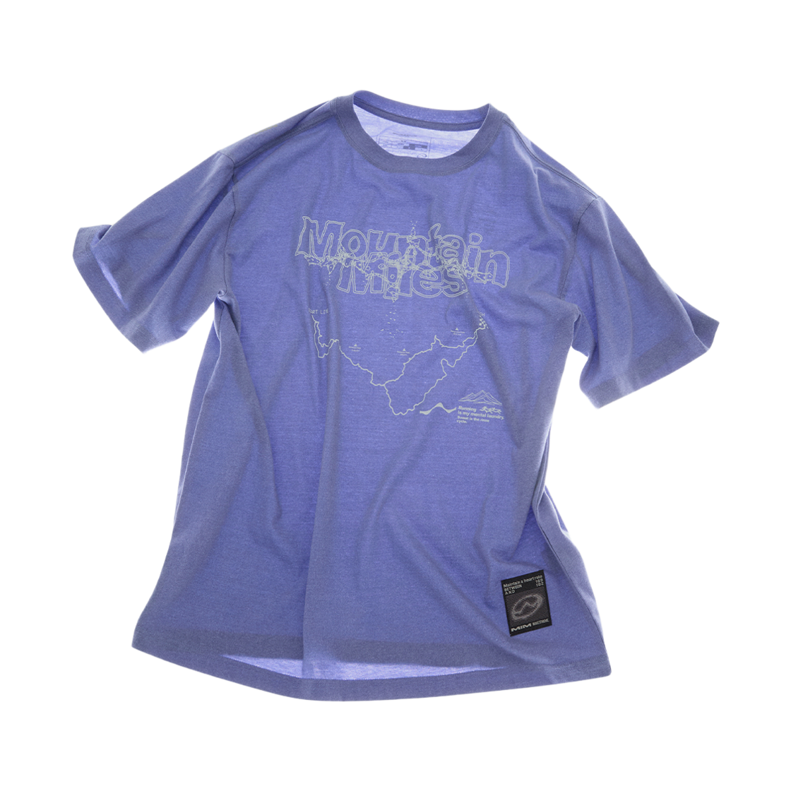 엠아이엠 마운틴 마일즈 티셔츠 퍼플(MIM Mountain Miles T-shirts Purple)