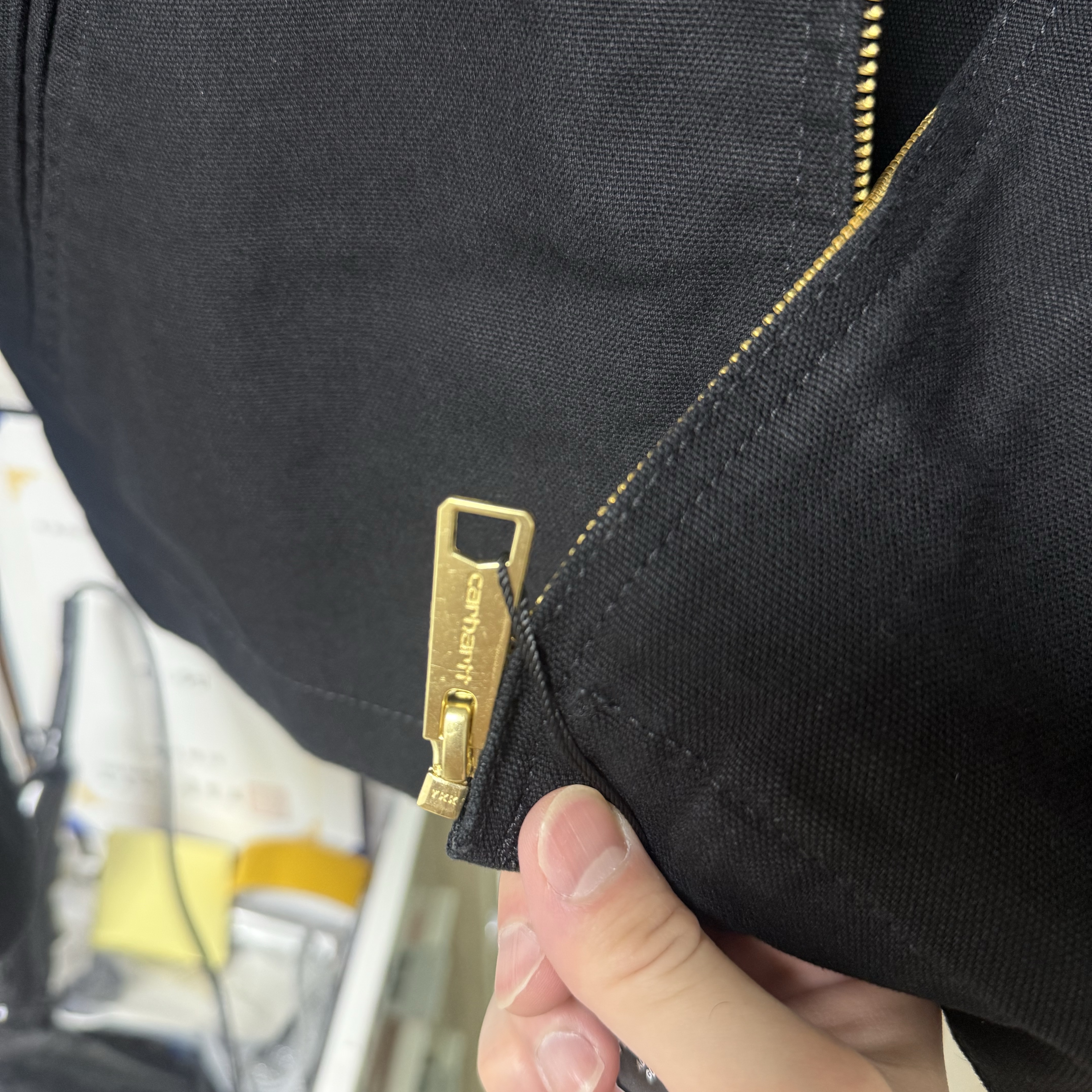 Carhartt WIP Detroit Jacket Black 착용 스타일 - 2