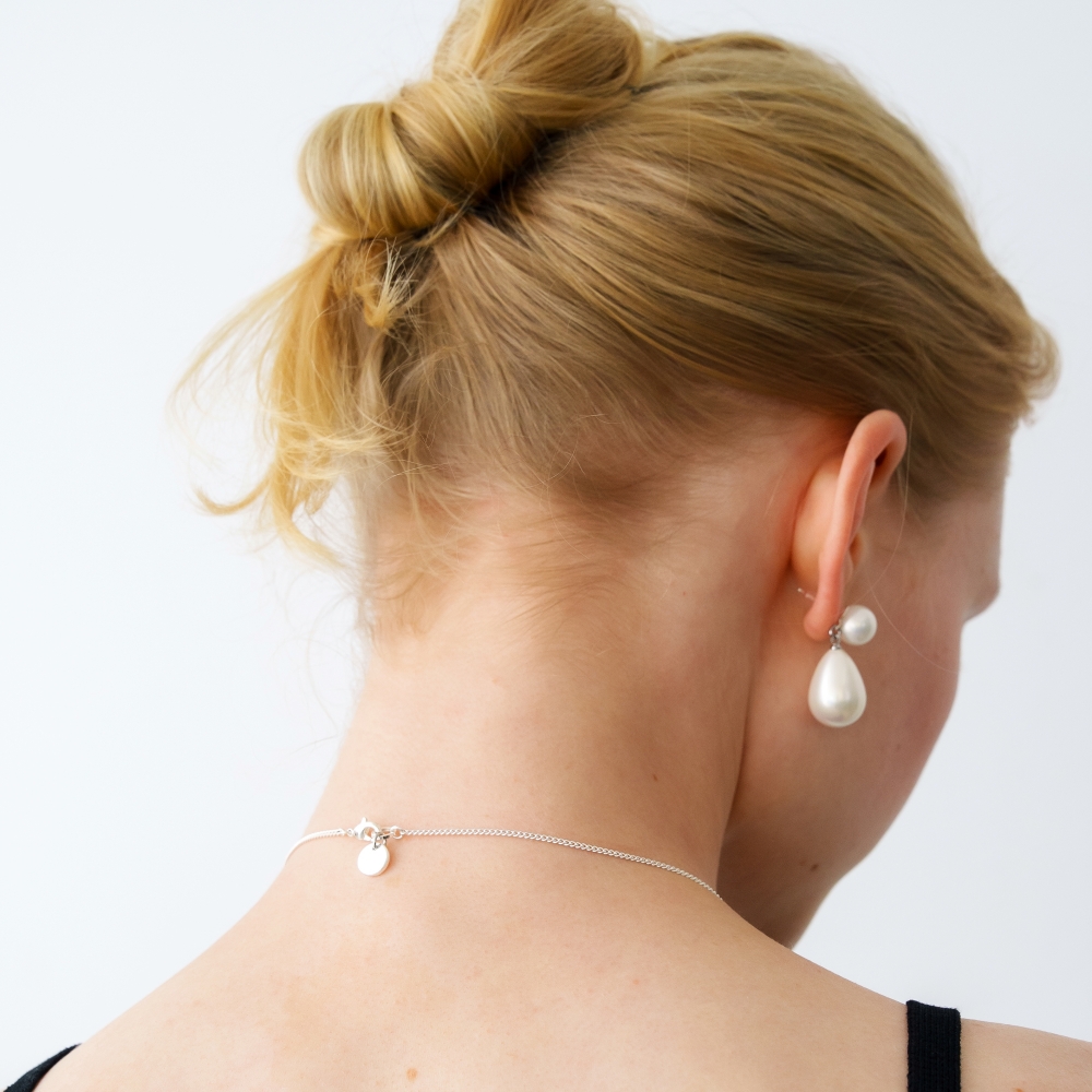 러브미몬스터 볼드 원석 드롭 귀걸이 화이트(lovememonster Bold Gem Drops Earrings WHITE) - 3