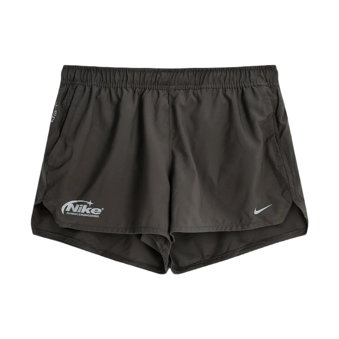 II2480-254 Nike Dri-Fit 3 Inch Brief Lined Running Shorts Medium Ash Black - US/EU