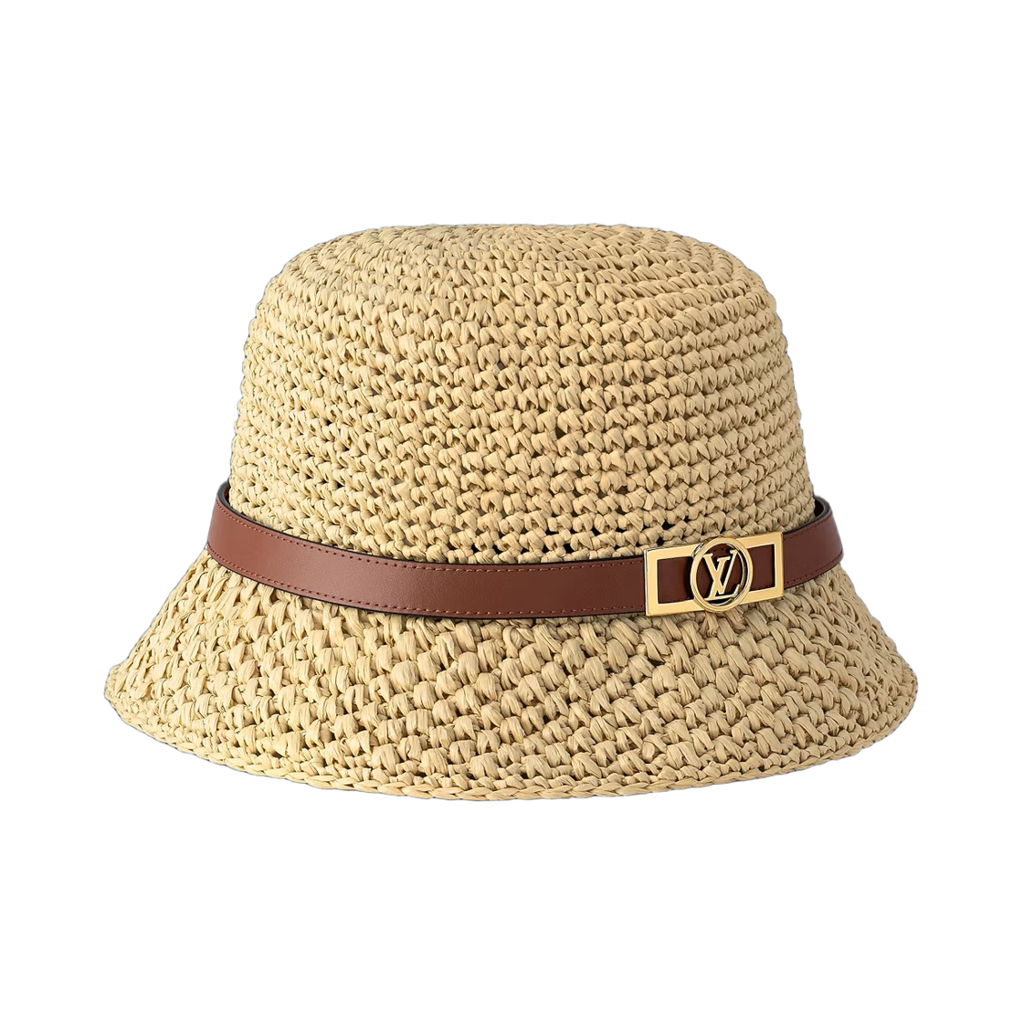 M5071S/M5071M (W) Louis Vuitton Dauphine Raffia Hat Natural Beige